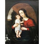 Cornelius Schutt III (1597 - 1655) Nachfolger, Madonna, im Oval, in der Tradition einer