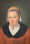 Unbekannter Künstler, um 1830. Biedermeier Damenporträt / A Biedermeier portrait of a lady, Öl/