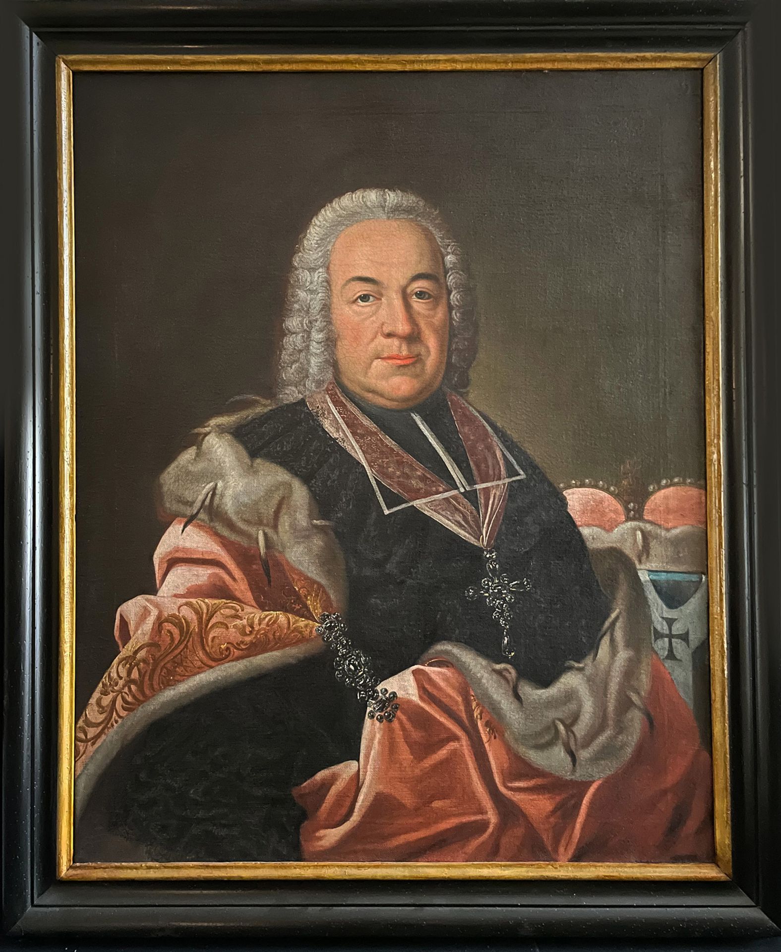 Franken, 18. Jh., Portrait Carl Philipp Reichsfreiherr von Greiffenclau zu Vollraths, von 1749 bis - Bild 5 aus 6
