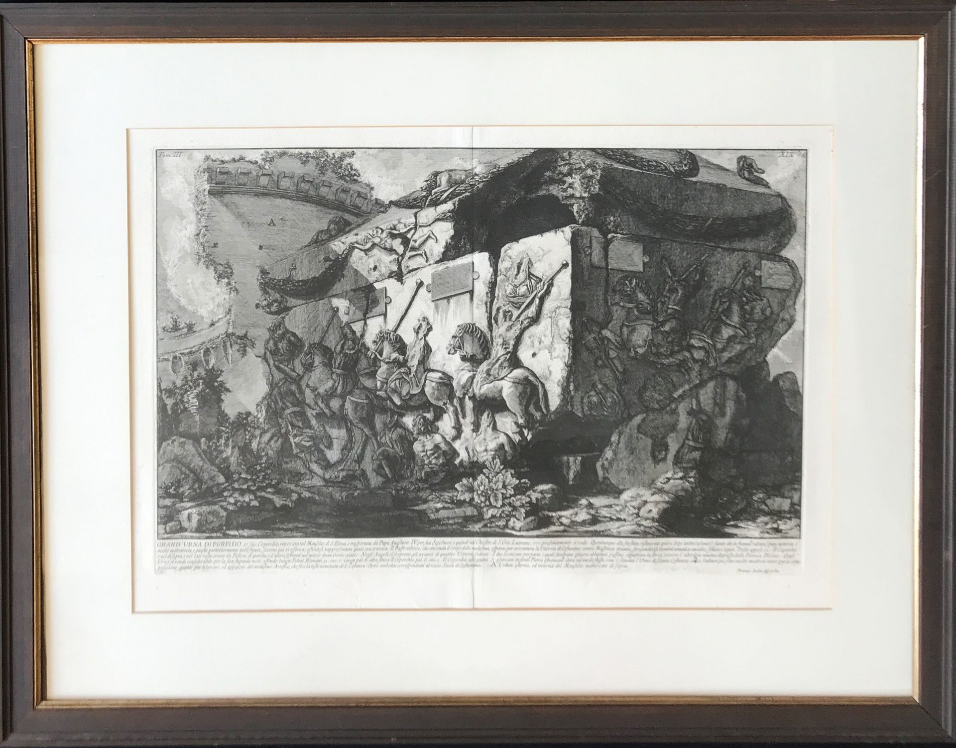 Giovanni Battista Piranesi (1720 Venedig - Rom 1778), 2 Radierungen: "Veduta di Campo Vaccino", - Image 3 of 11