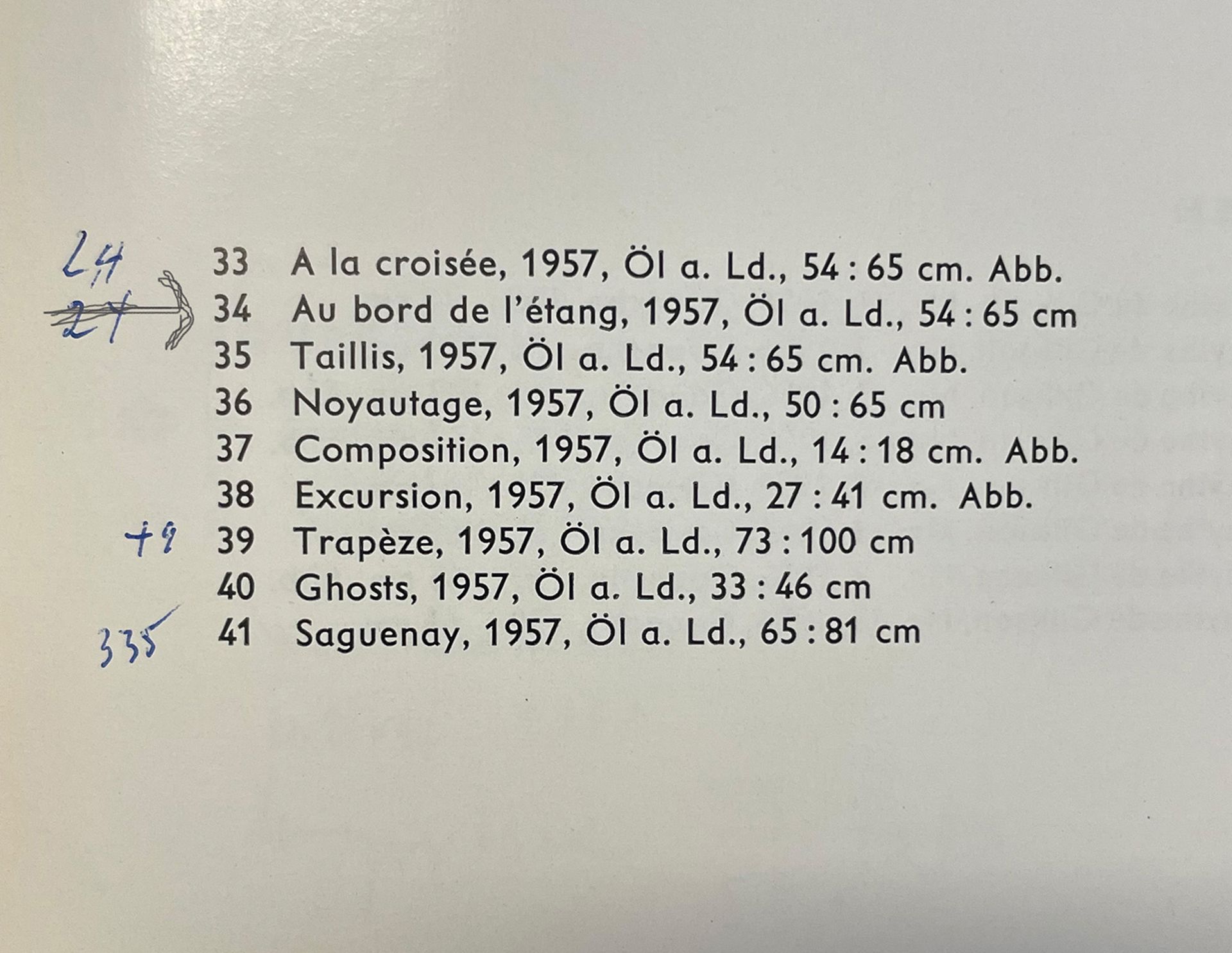 Jean Paul Riopelle, "Au bord de l'etang", 1957: Abstrakte Komposition in Rot, Schwarz und Weiß mit - Image 17 of 26