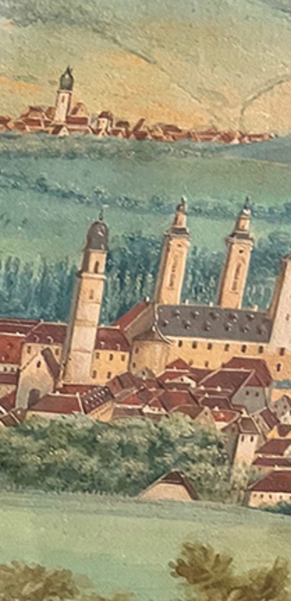 Georg Joseph Gisser, Vedute von Bad Mergentheim, bez. "aufgenommen und gemalt, von Georg Joseph - Bild 5 aus 5