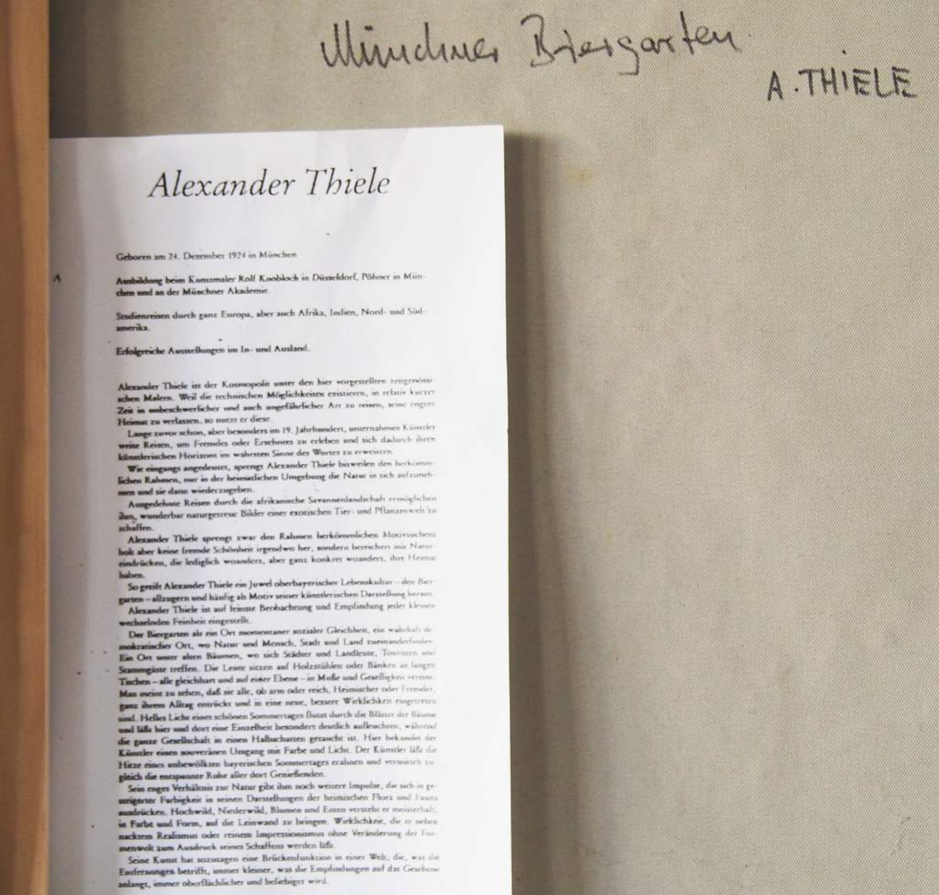 THIELE, Alexander. - Bild 5 aus 7