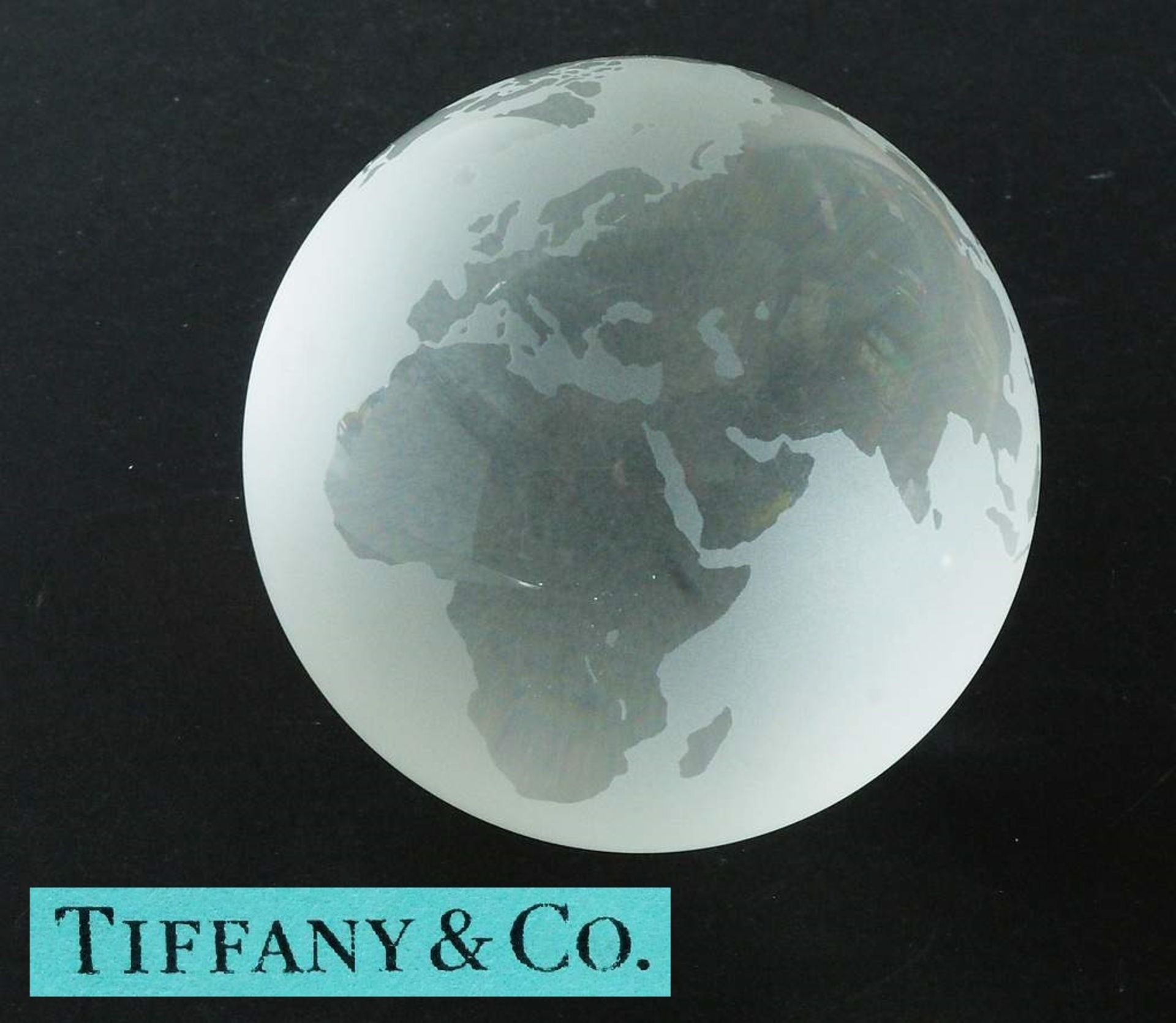 Paperweight Globus "Weltkugel", TIFFANY & Co.,