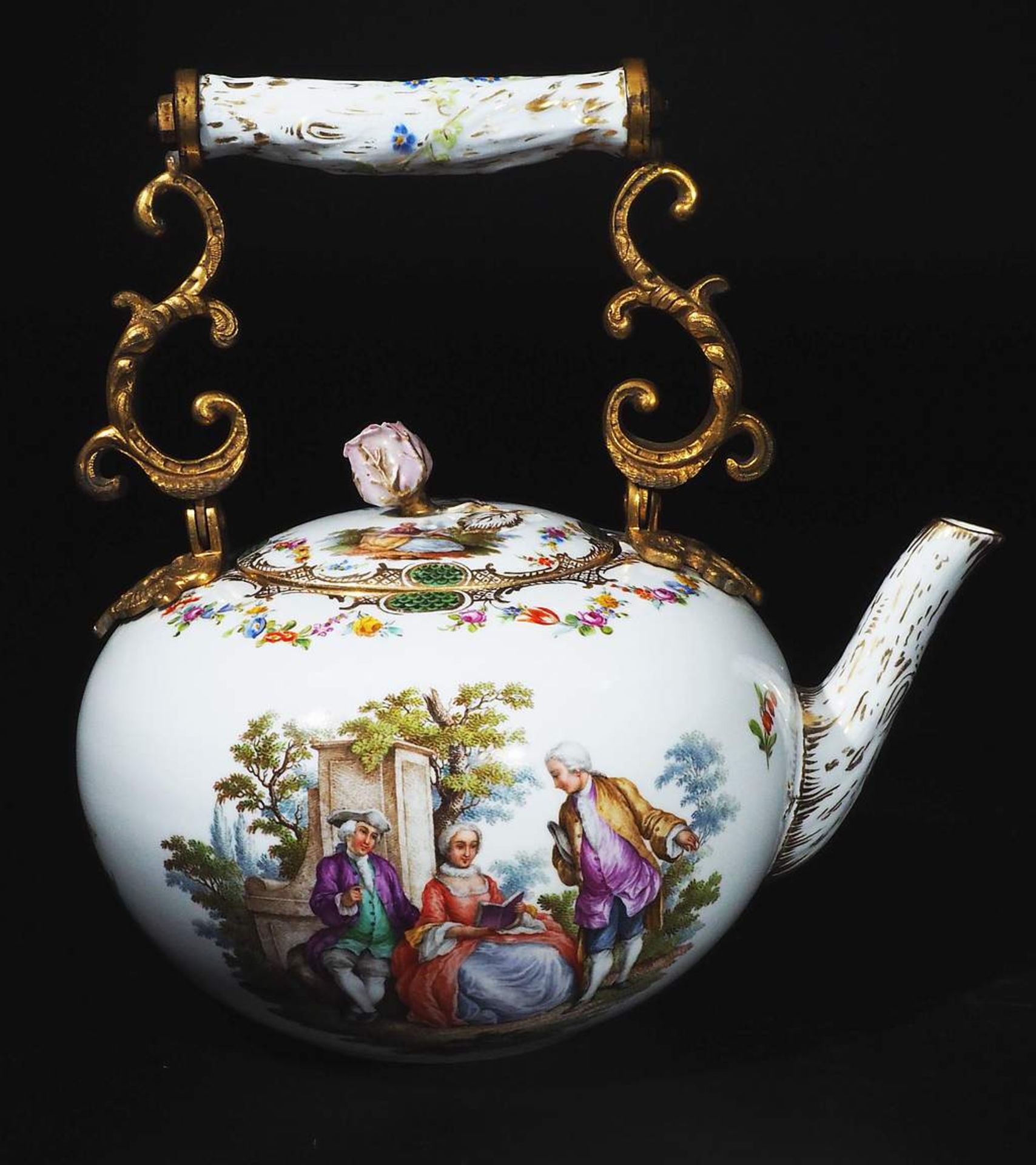 Teekanne, MEISSEN Ende um 1880/1900. - Bild 3 aus 7