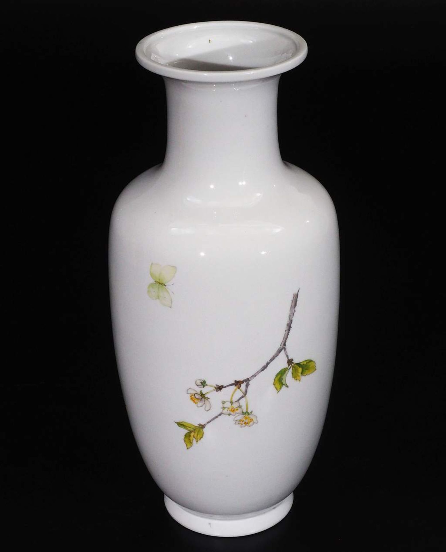 Vase "Zwetschgenblüte", NYMPHENBURG, 20. Jahrhundert - Bild 3 aus 6