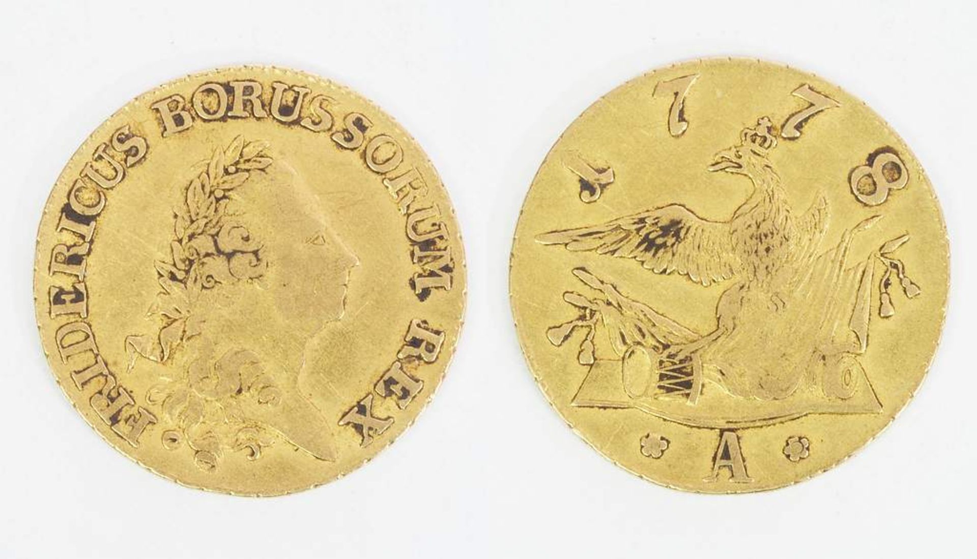 Friedrich d'or Preussen, Gold, Friedrich II. der Große 1778 A (Berlin). Friedrich II. Der Große 174
