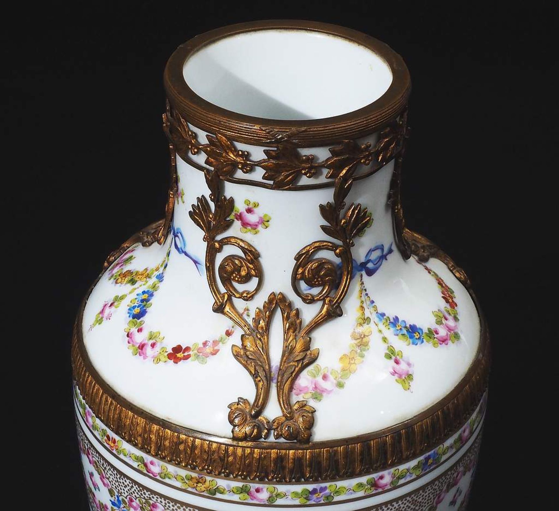 Ziervase, Sevres-Imitationsmarke, wohl Frankreich, um 1900. - Bild 4 aus 6