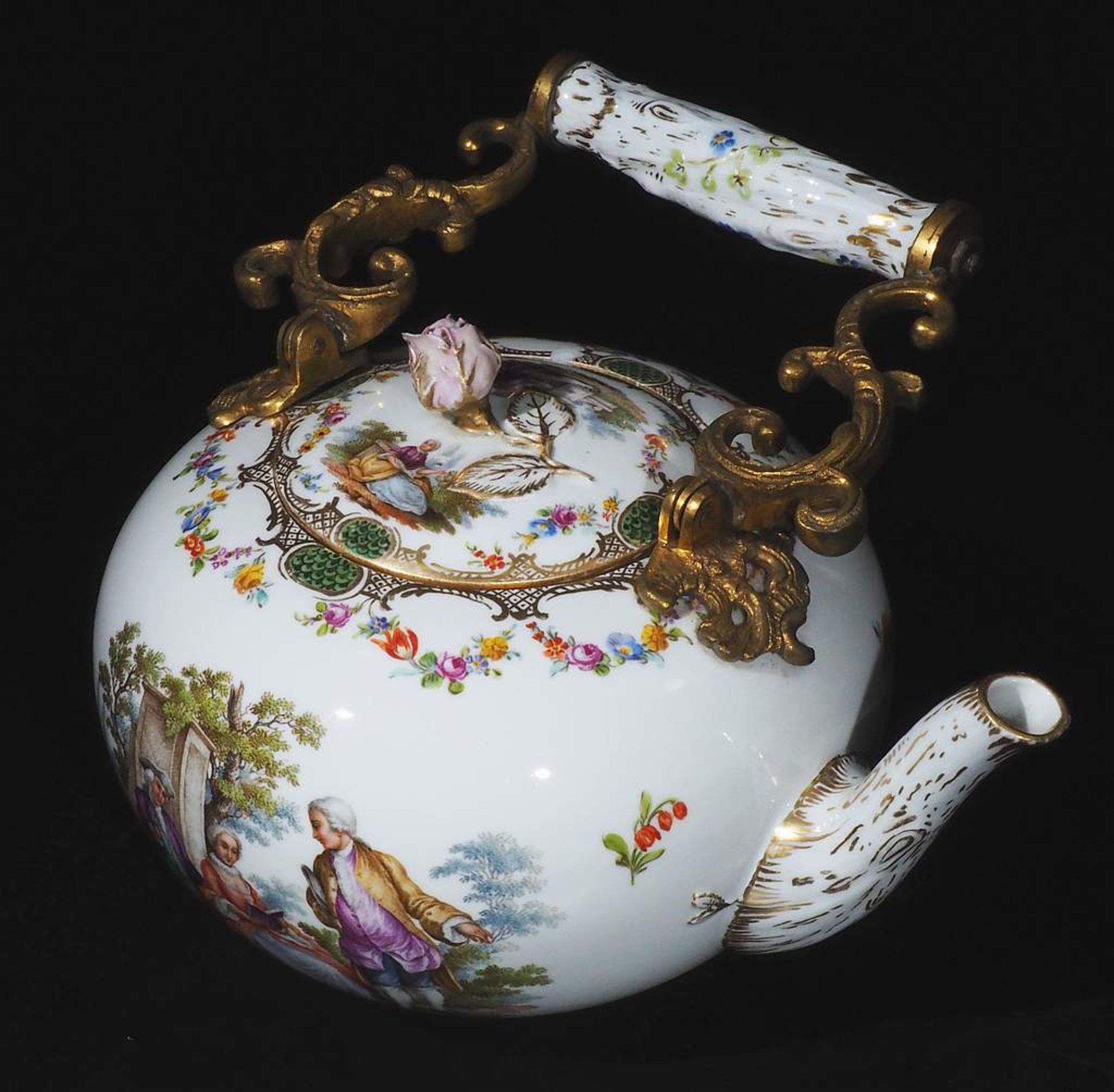 Teekanne, MEISSEN Ende um 1880/1900. - Bild 4 aus 7