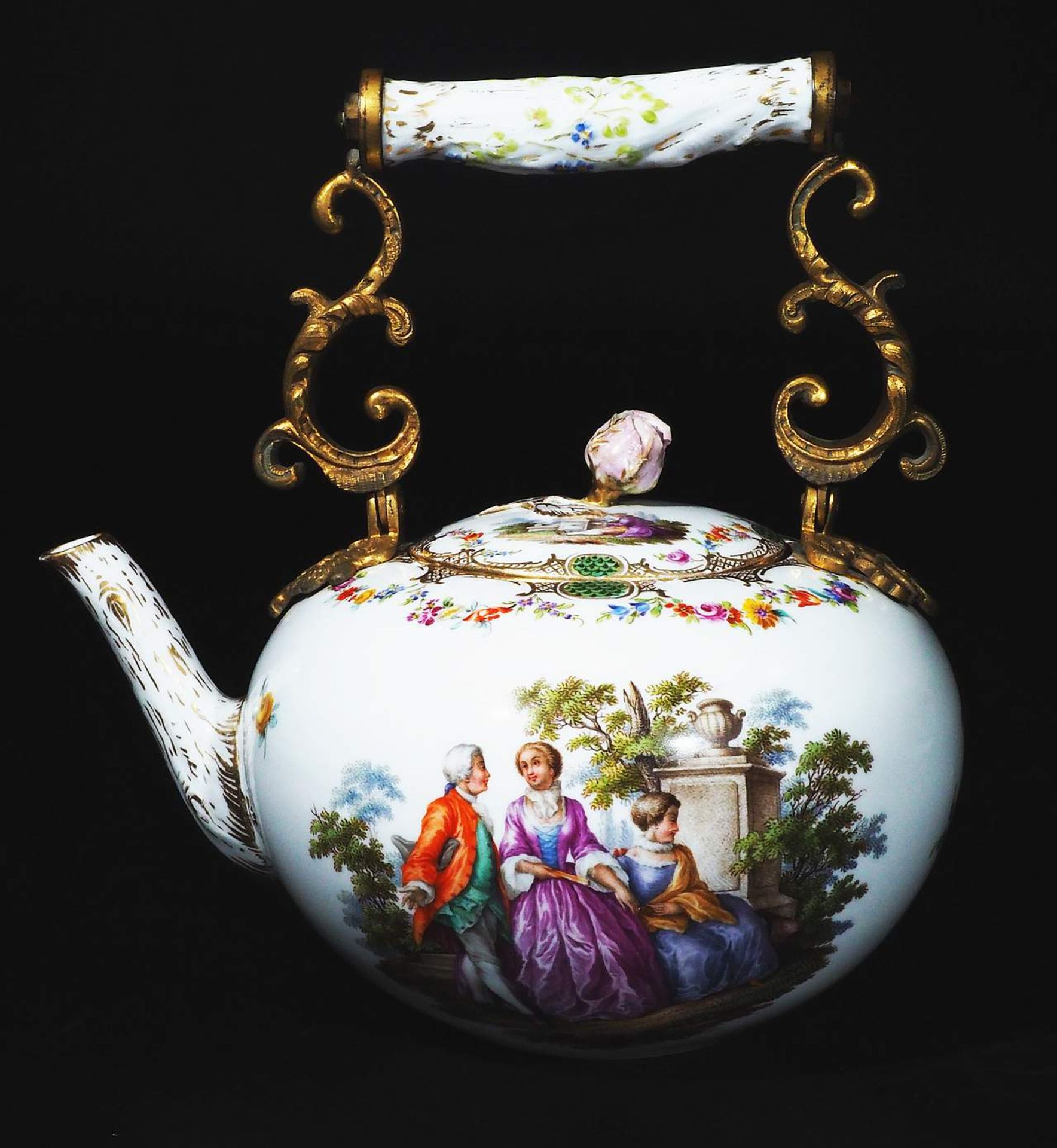 Teekanne, MEISSEN Ende um 1880/1900. - Bild 2 aus 7