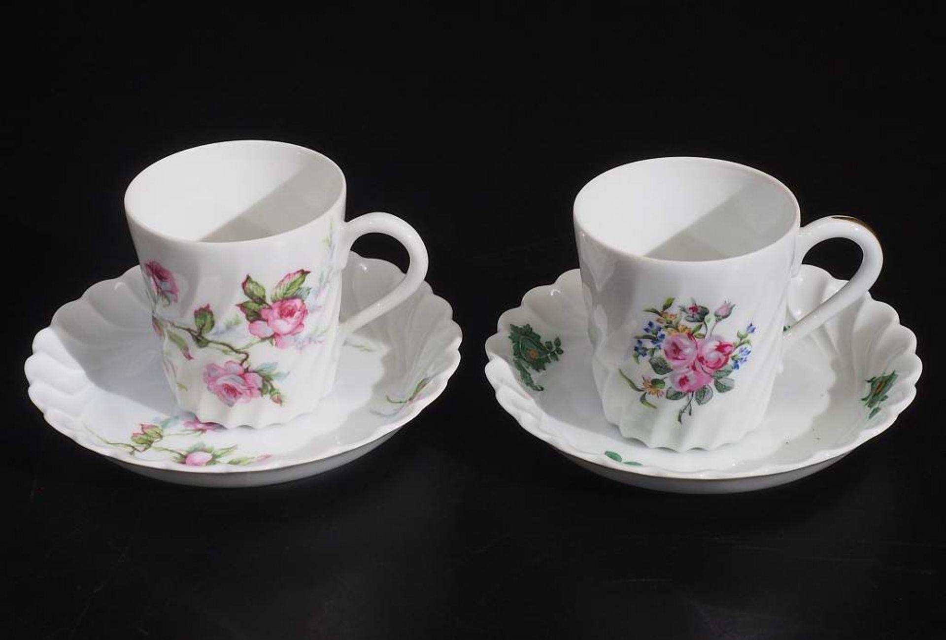 Kaffee- und Teeservice Haviland LIMOGES/France. Dekor "gerippt". - Bild 5 aus 7