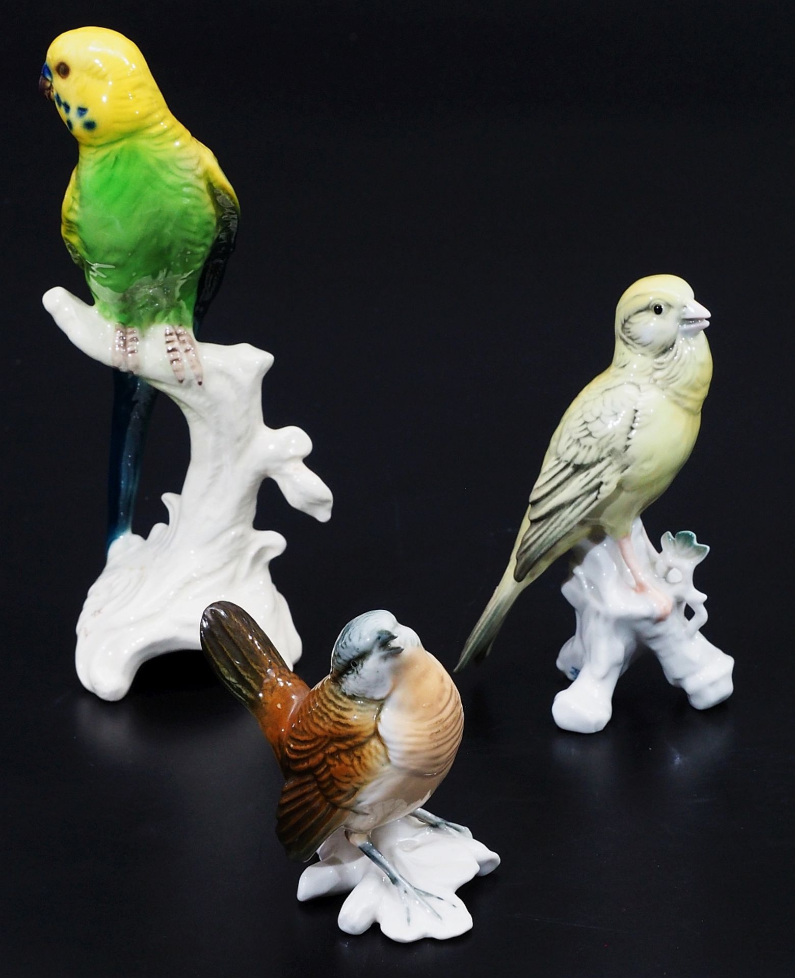 Drei Vogelfiguren, 2 x Marke ENS/Thüringen. - Bild 3 aus 5