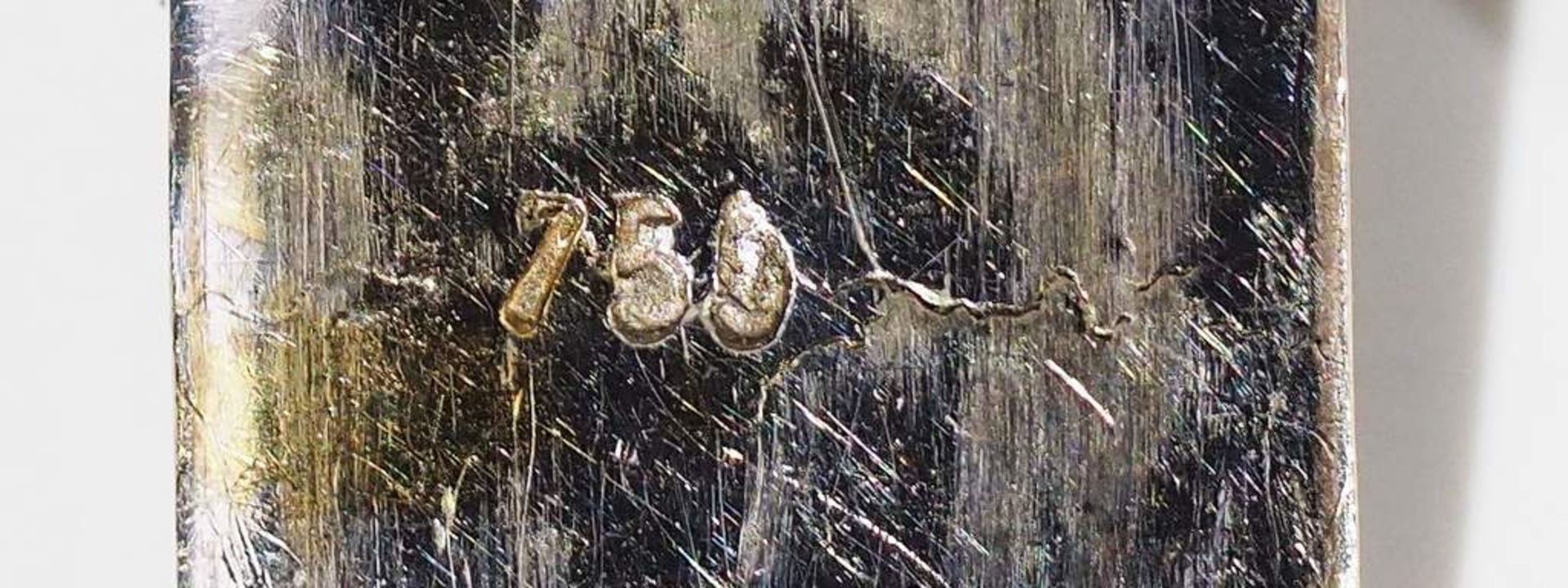 Dreireihige Akoya-Zuchtperlenkette mit 750er Weißgold Schmuckschließe. - Image 7 of 7