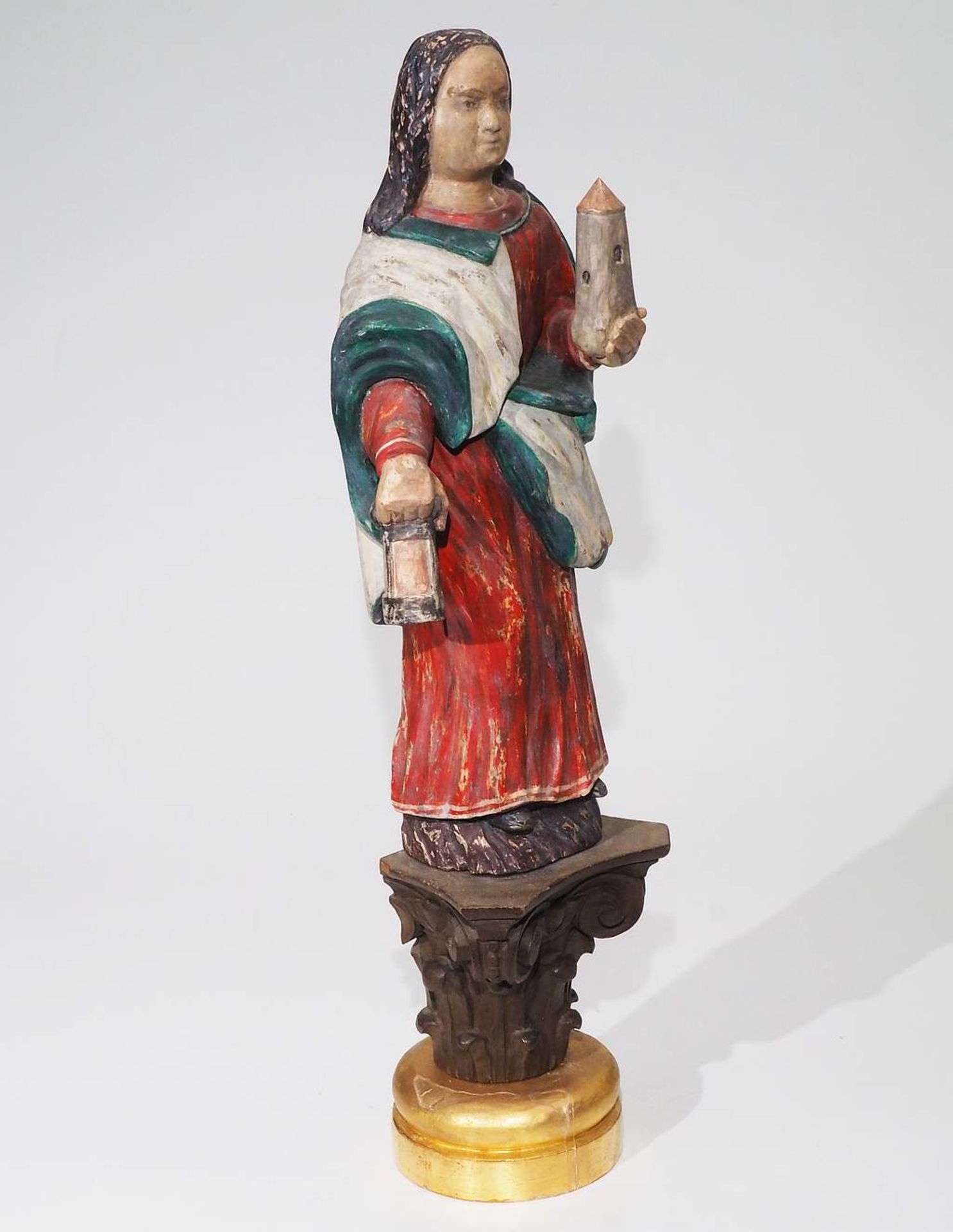 Heilige Barbara mit Turm. - Bild 3 aus 6