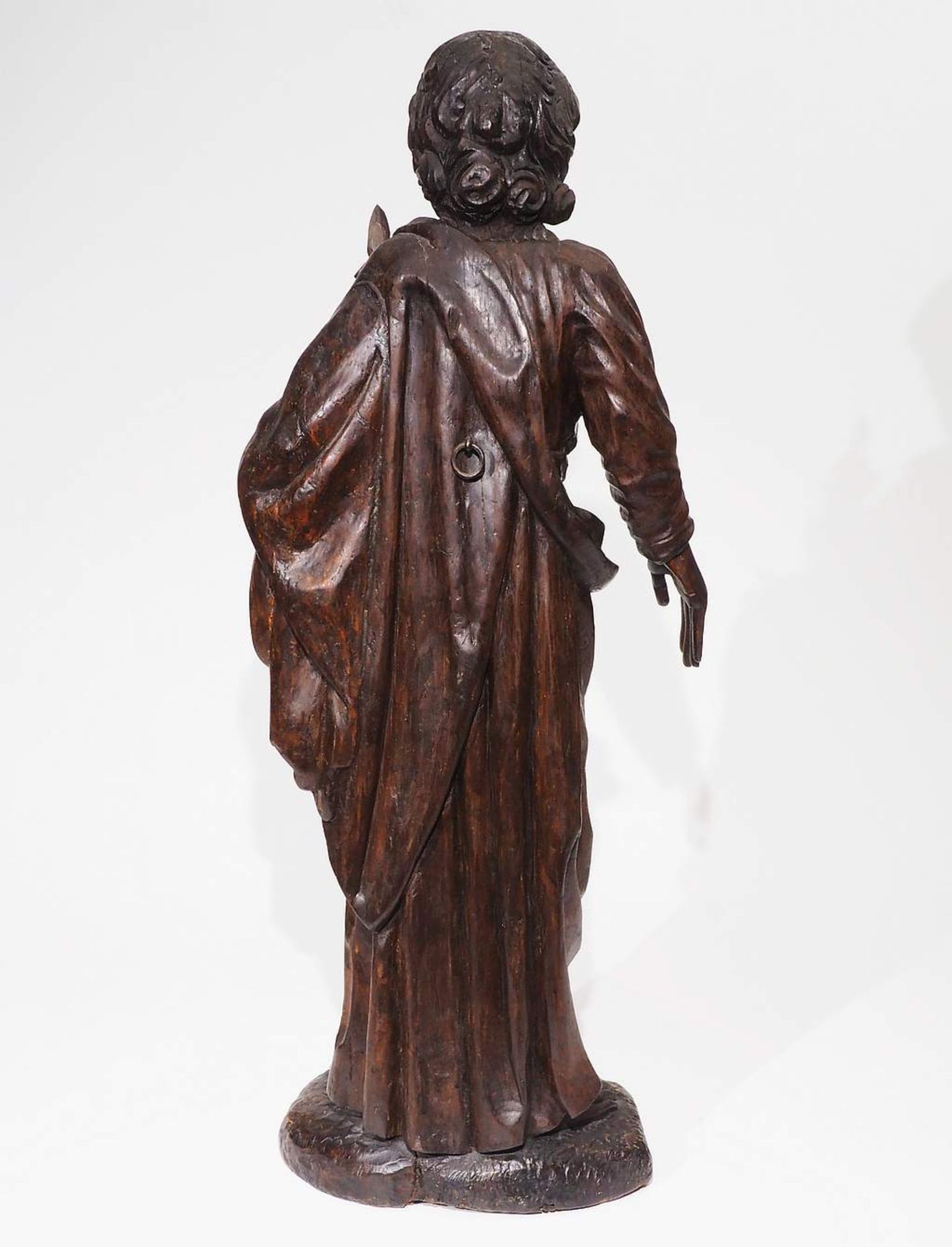 Kirchenfigur "Heiliger Joseph mit Lilien". - Bild 4 aus 6