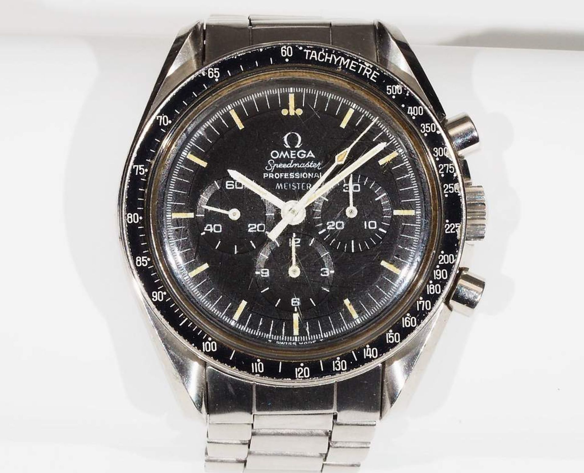 Herrenarmbanduhr OMEGA Speedmaster Professional Meister. - Bild 2 aus 6