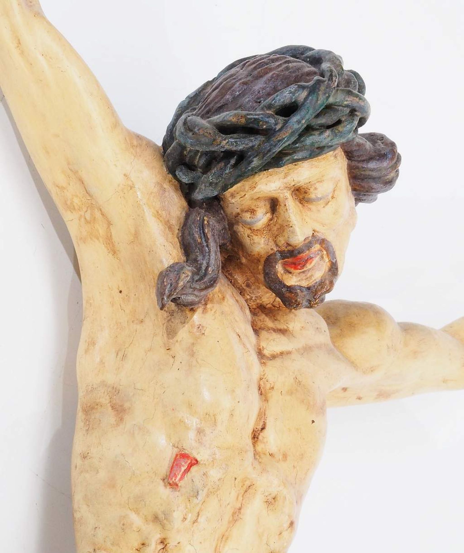 Geschnitzter Korpus Christ, 18./19. Jahrhundert. - Bild 6 aus 6