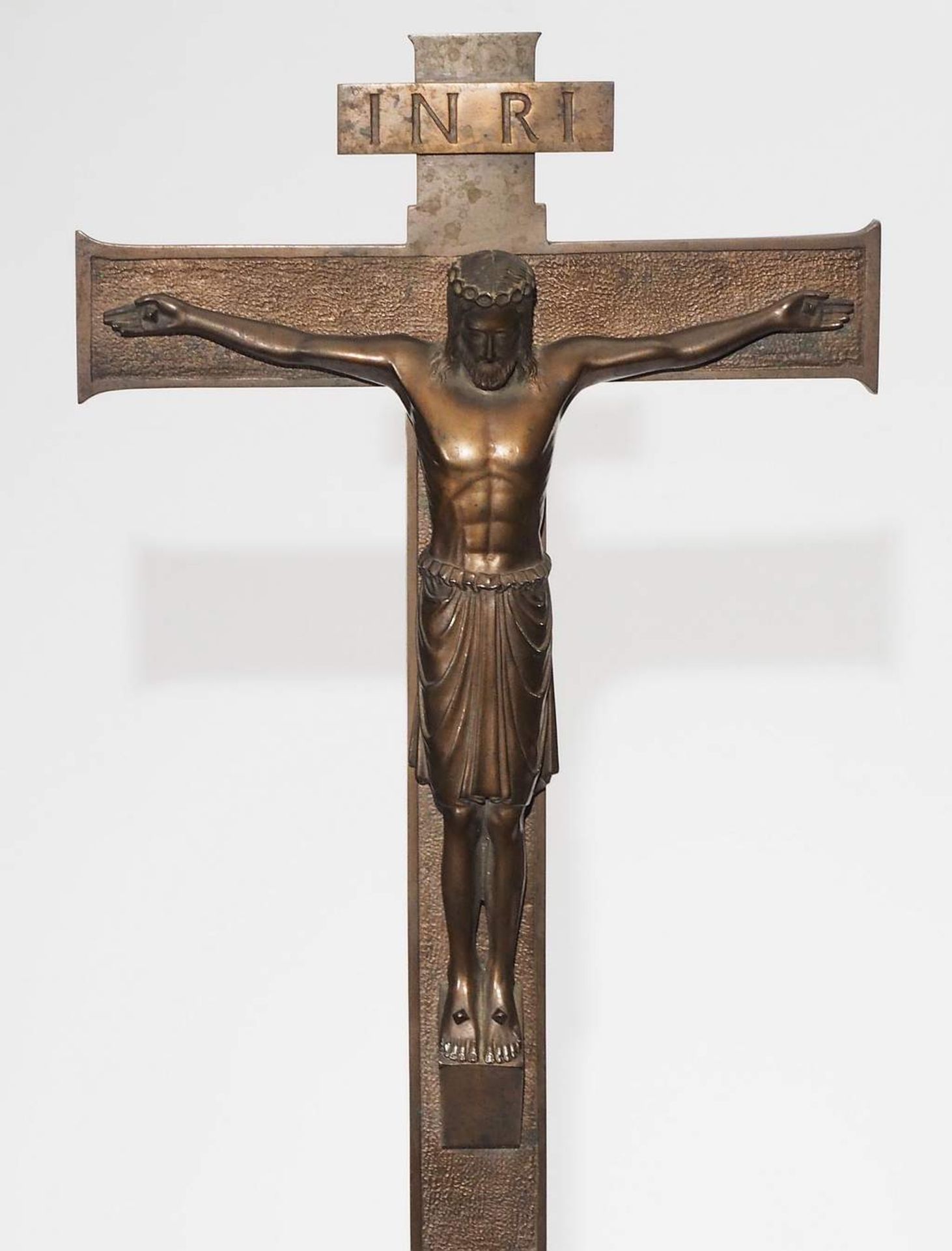 Standkreuz mit Corpus Christi. - Image 3 of 7