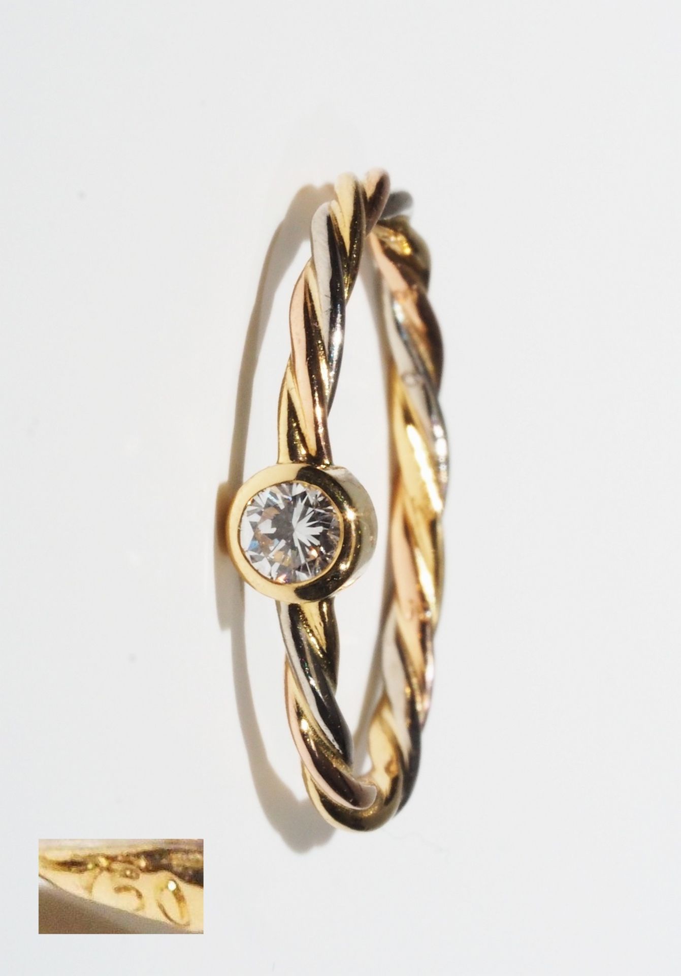 Vintage Ring CARTIER, 750er Gelbgold.