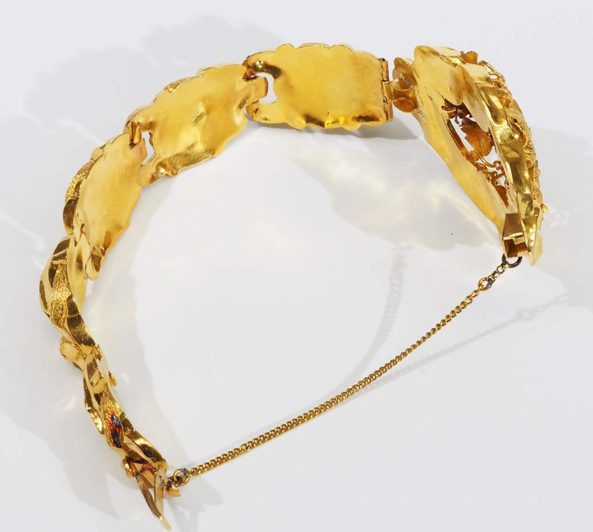 Biedermeier-Armband. 850er Gold geprüft. - Bild 6 aus 6