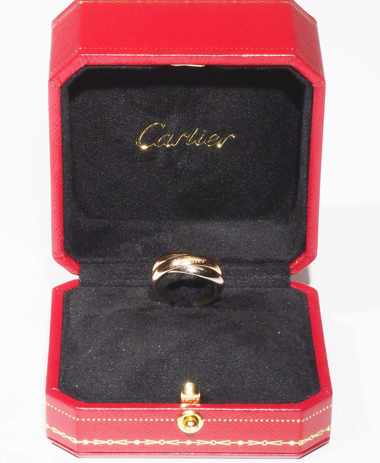 Ring CARTIER "Trinity", 750er Gelb-, Weiß- und Rotgold. - Image 6 of 7