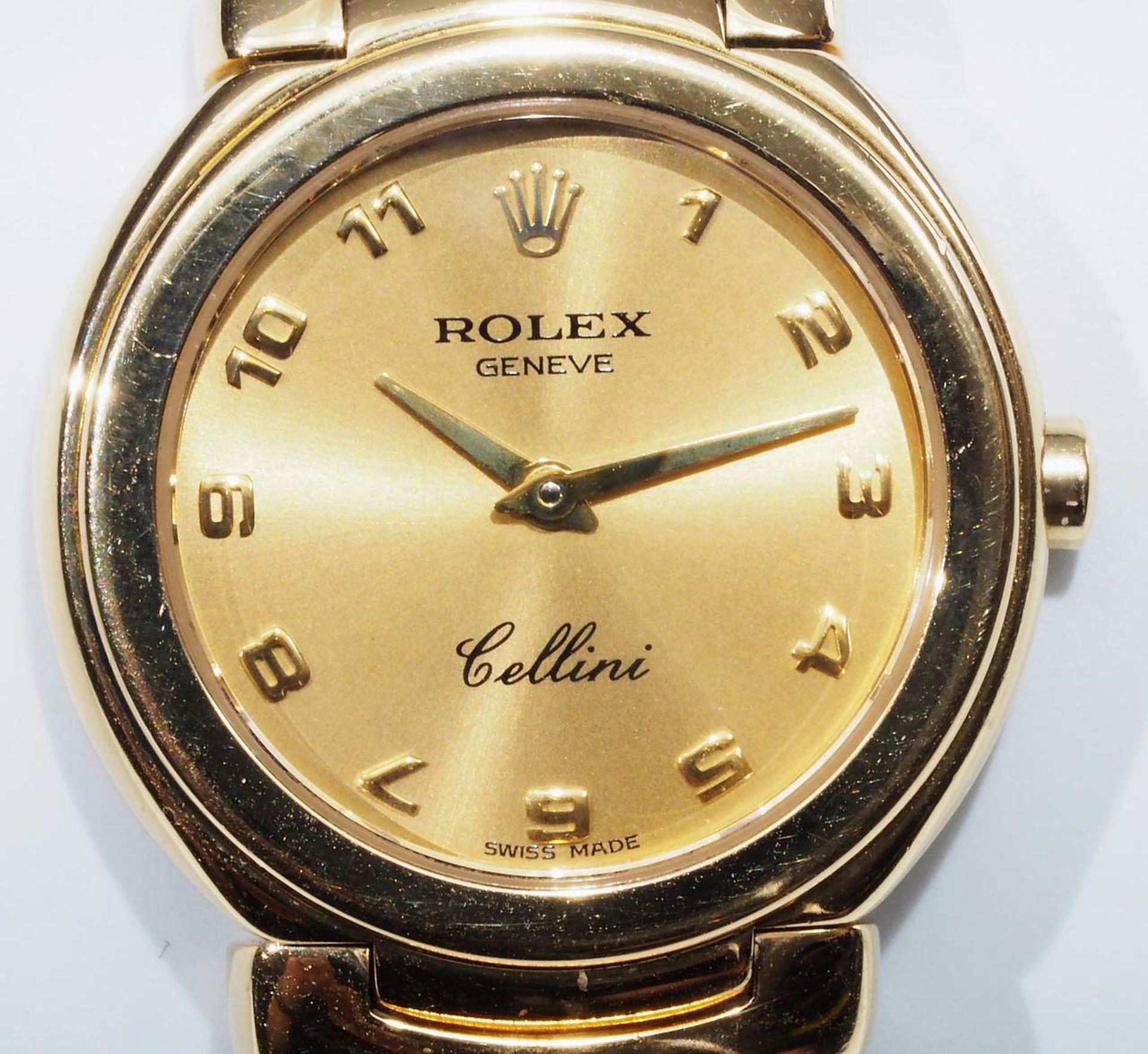 Damen Armbanduhr ROLEX, 750er Gelbgold - Image 3 of 8
