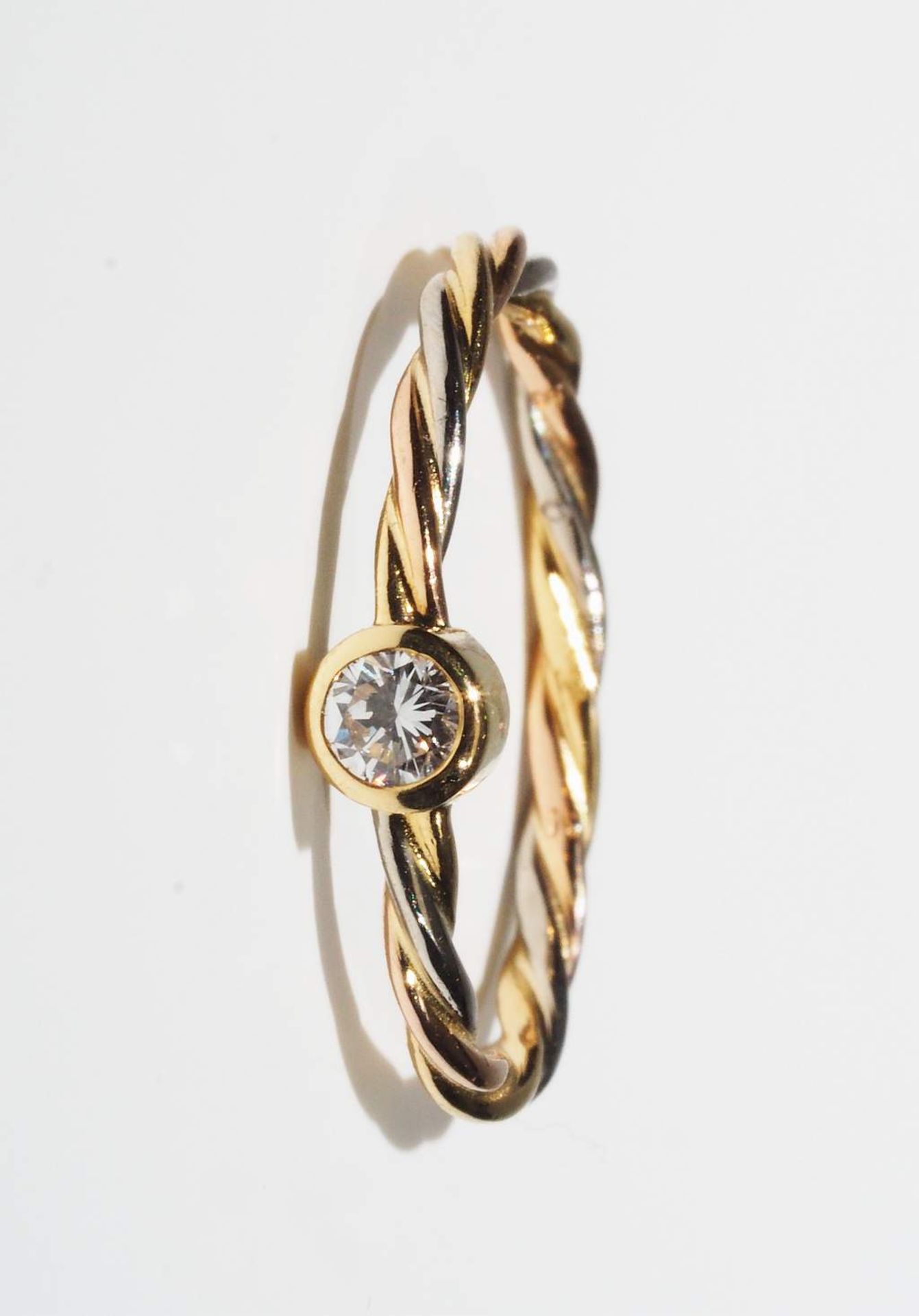 Vintage Ring CARTIER, 750er Gelbgold. - Image 2 of 5