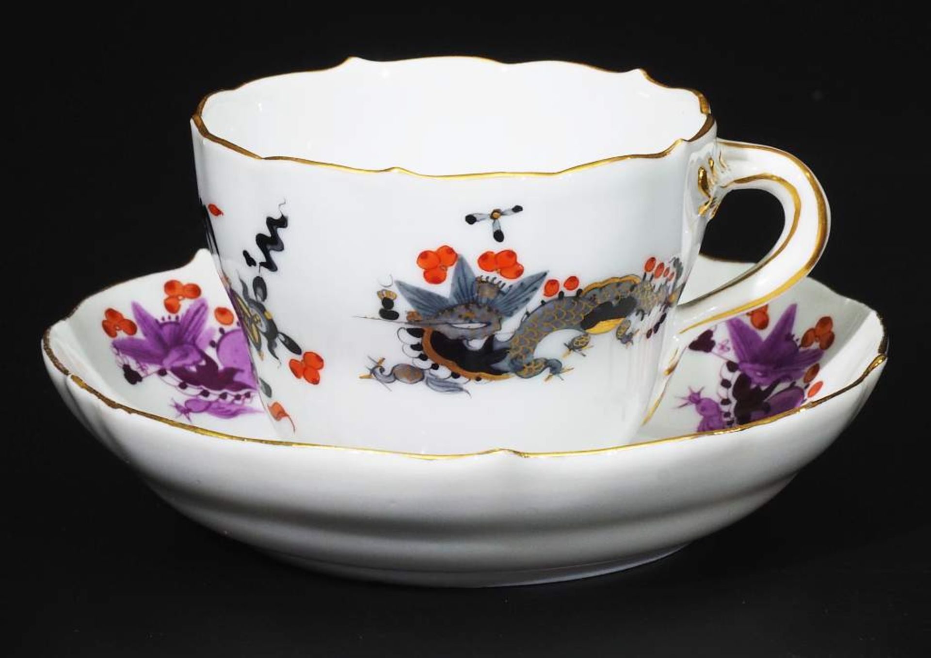 Moccatasse. Untertasse. MEISSEN 1923 - 1934. - Bild 3 aus 4