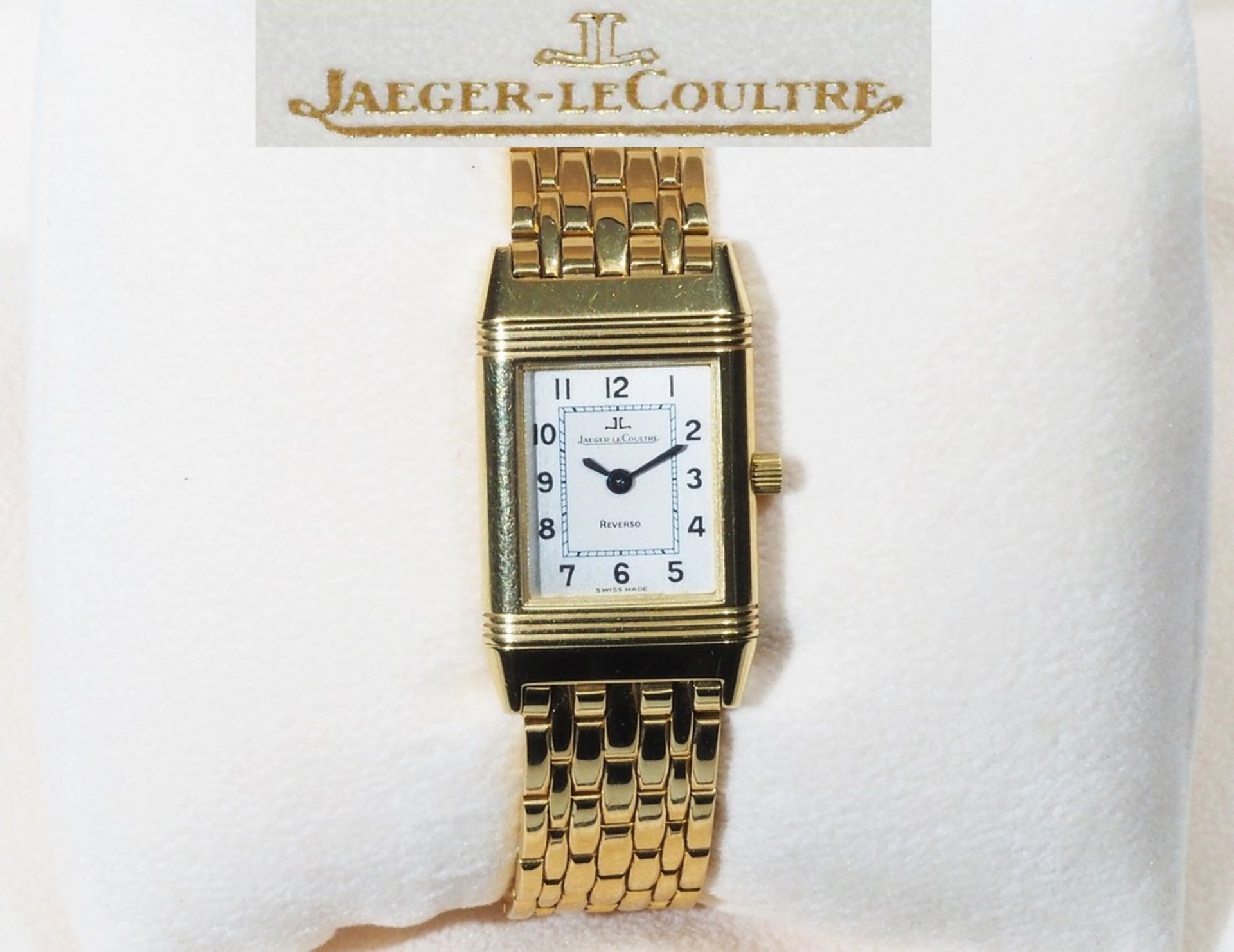 JAEGER - LE COULTRE Damen-Armbanduhr. 750er Gelbgold.