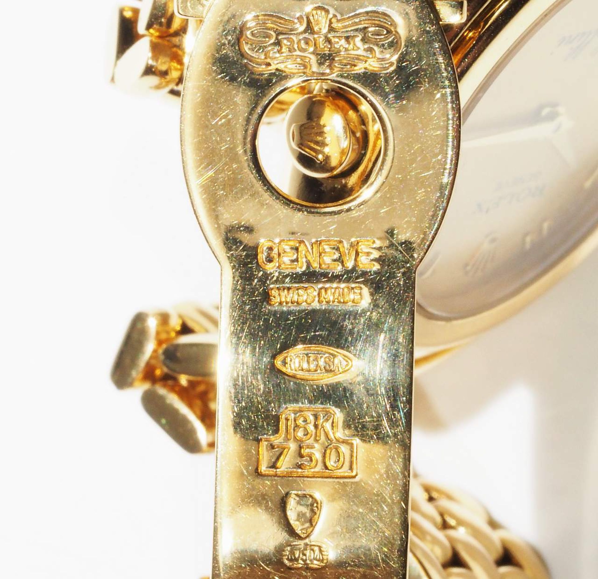 Damen Armbanduhr ROLEX, 750er Gelbgold - Image 5 of 8