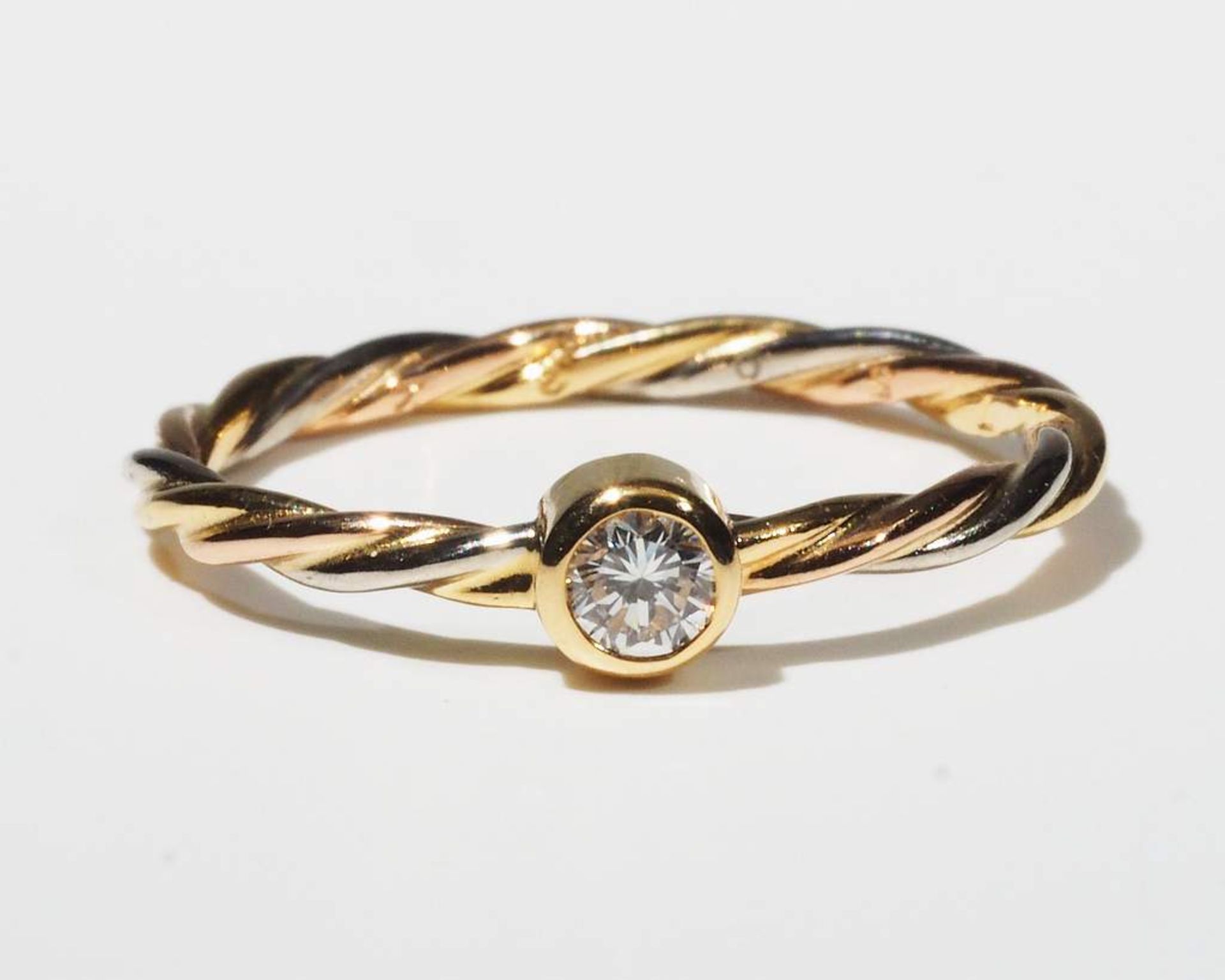 Vintage Ring CARTIER, 750er Gelbgold. - Image 3 of 5