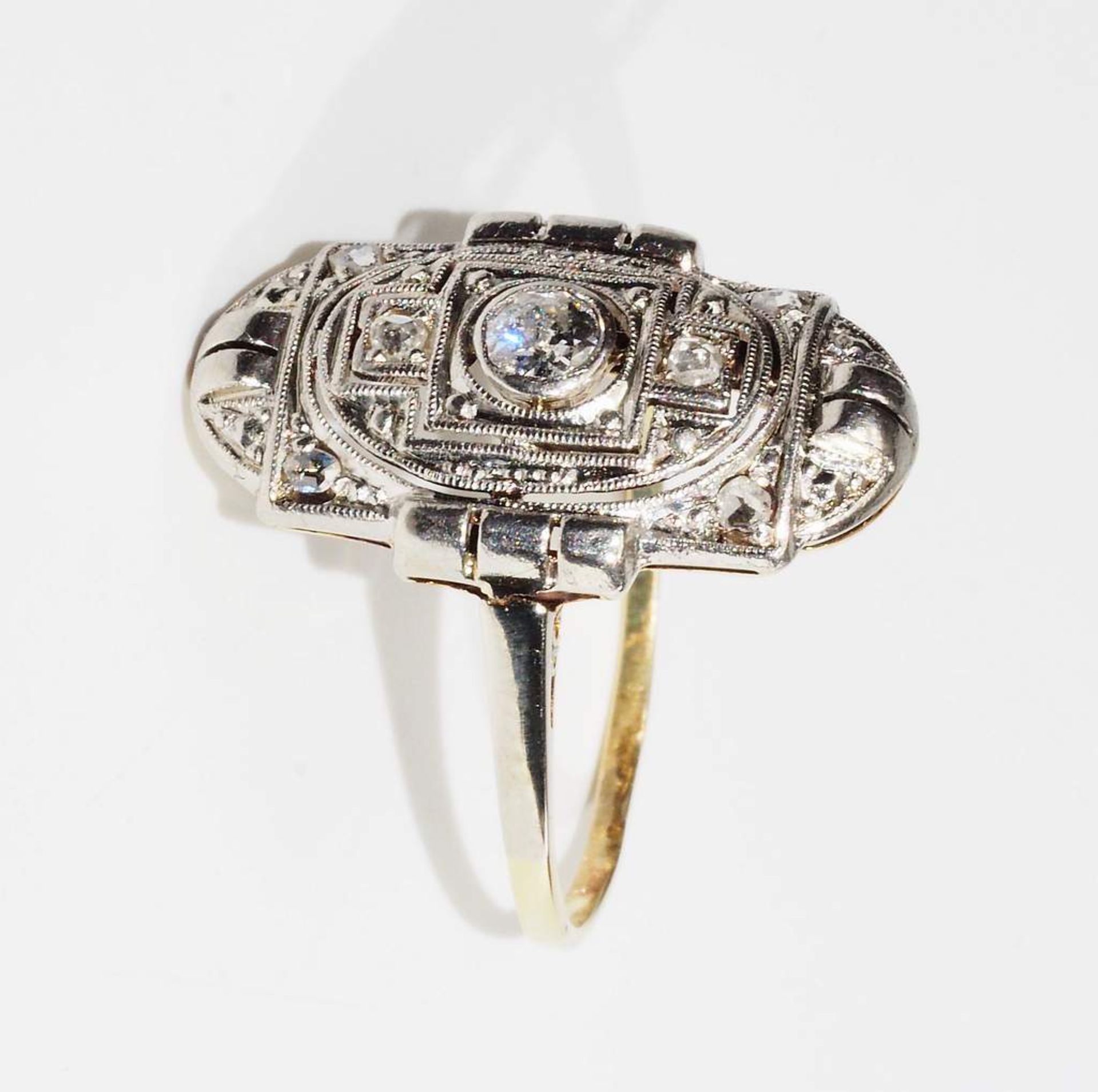 Art Deco Ring. - Bild 2 aus 5