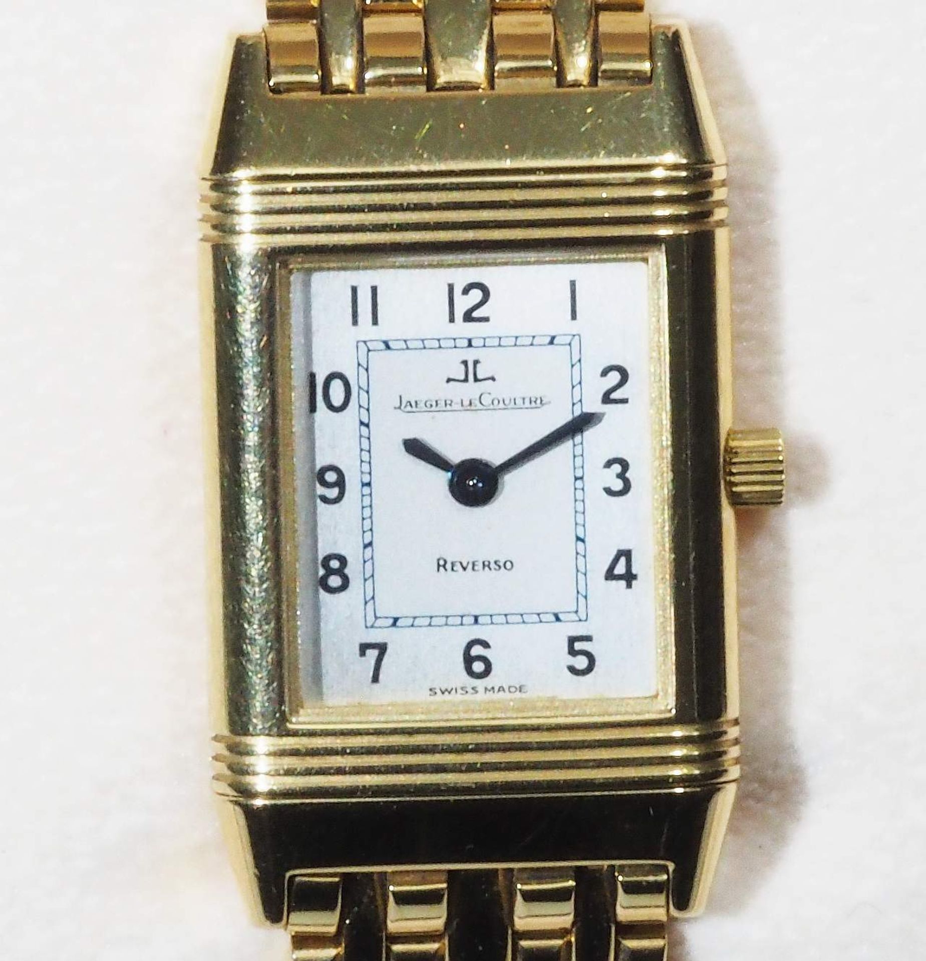 JAEGER - LE COULTRE Damen-Armbanduhr. 750er Gelbgold. - Image 3 of 6