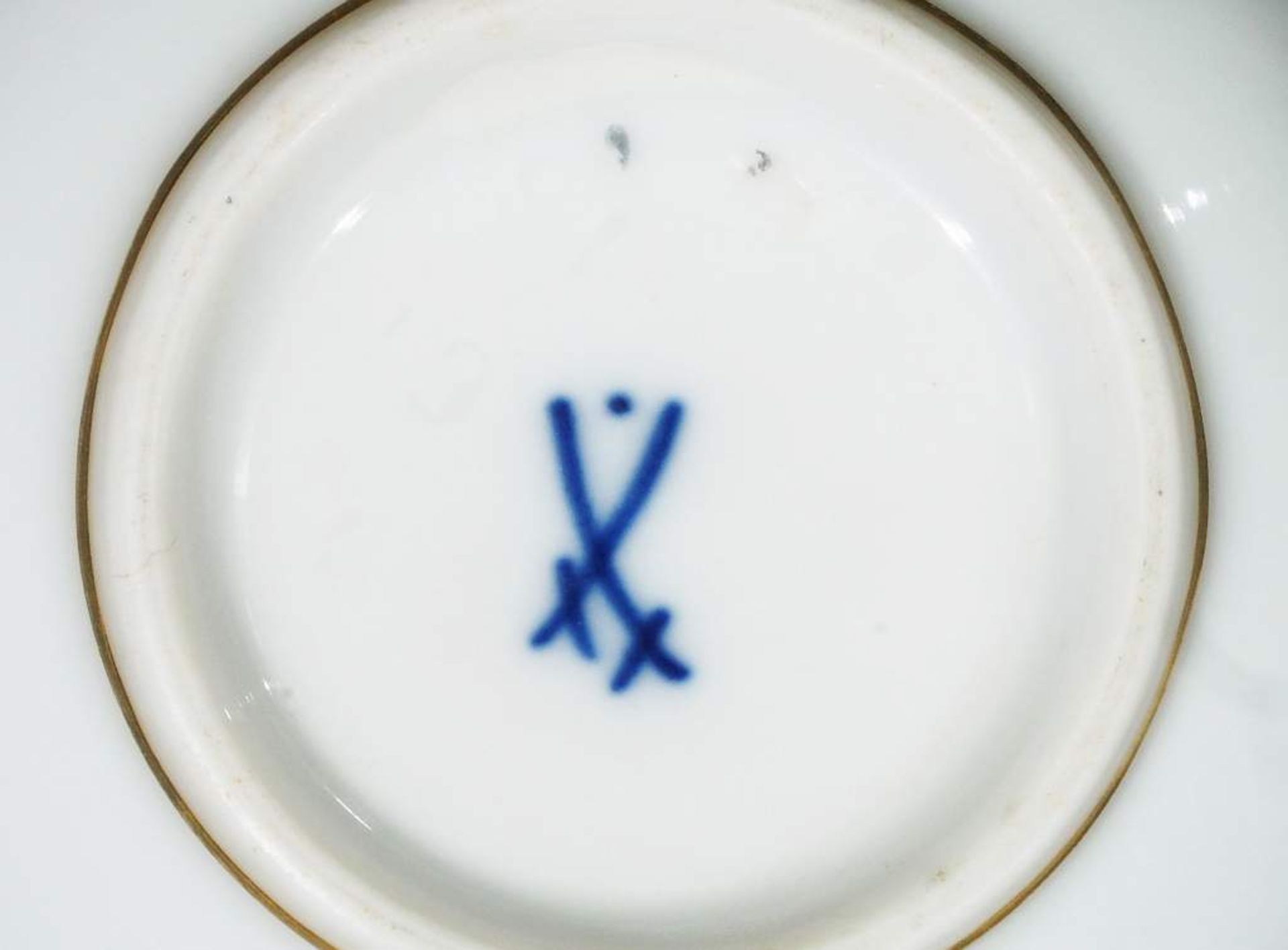 Moccatasse. Untertasse. MEISSEN 1923 - 1934. - Bild 4 aus 4