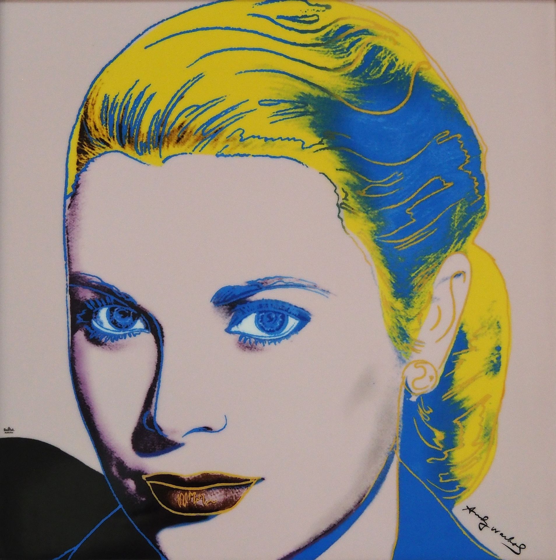 Nach ANDY WARHOL (1928 - 1987). Wandbild Porzellankachel Grace Kelly "Pink". - Image 2 of 12