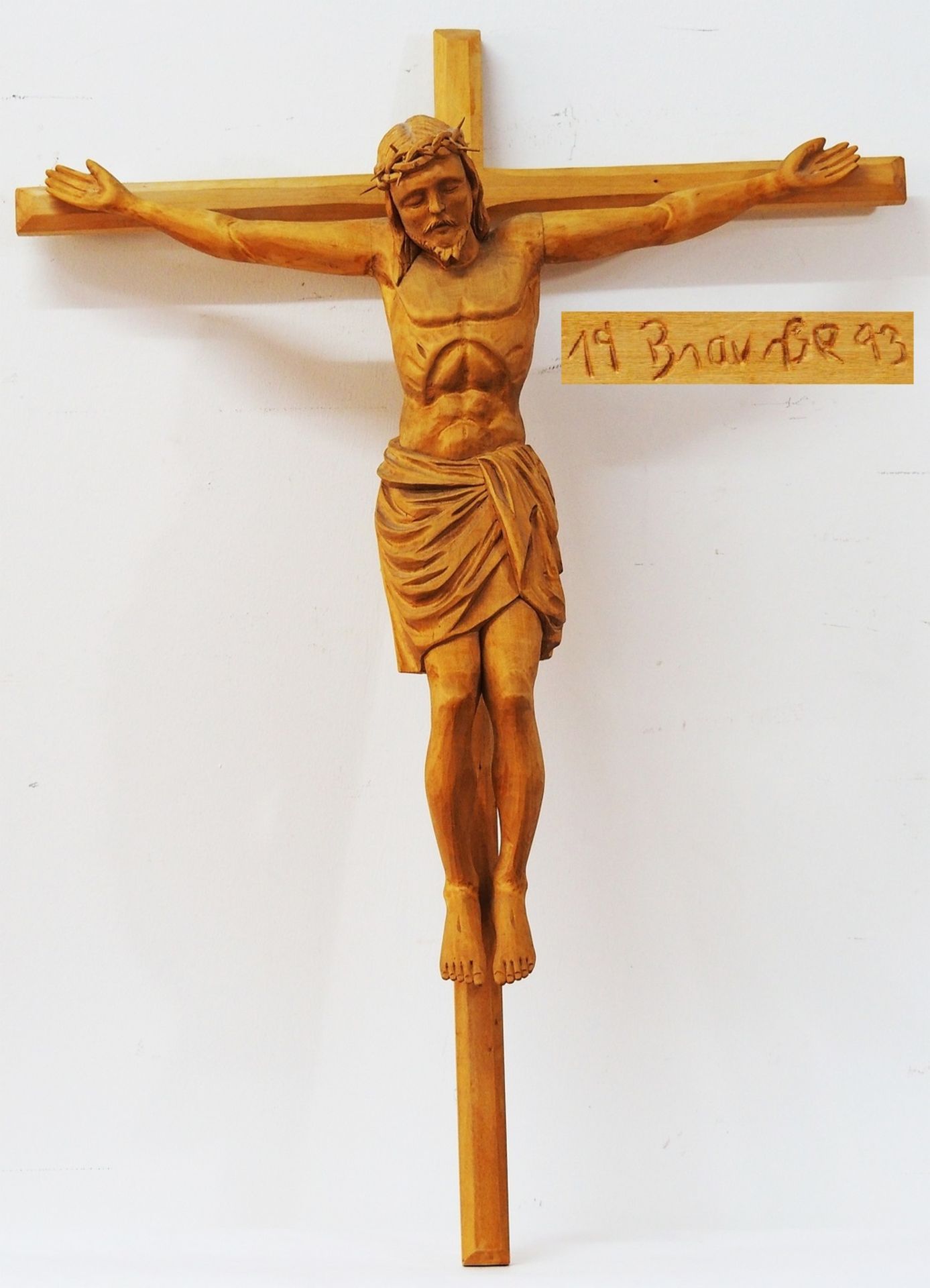 Gekreuzigter Christus. BRAUSSE, Gerhard, geb. 1960, tätig mit Atelier in Steinkirchen
