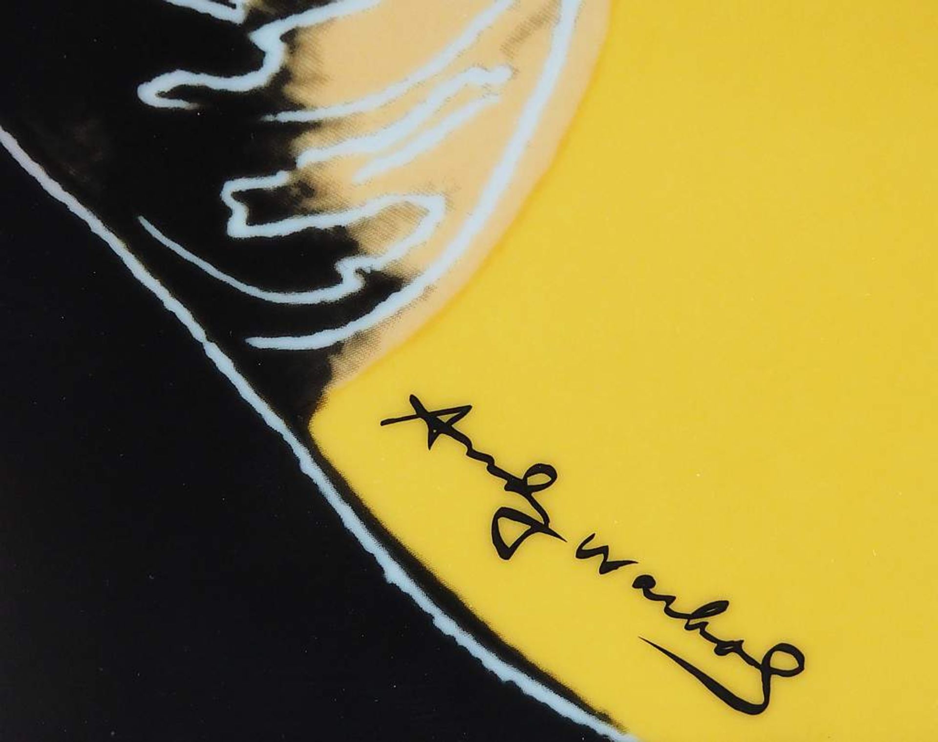 Nach ANDY WARHOL (1928 - 1987). Wandbild Porzellankachel Grace Kelly "Yellow". - Image 5 of 11