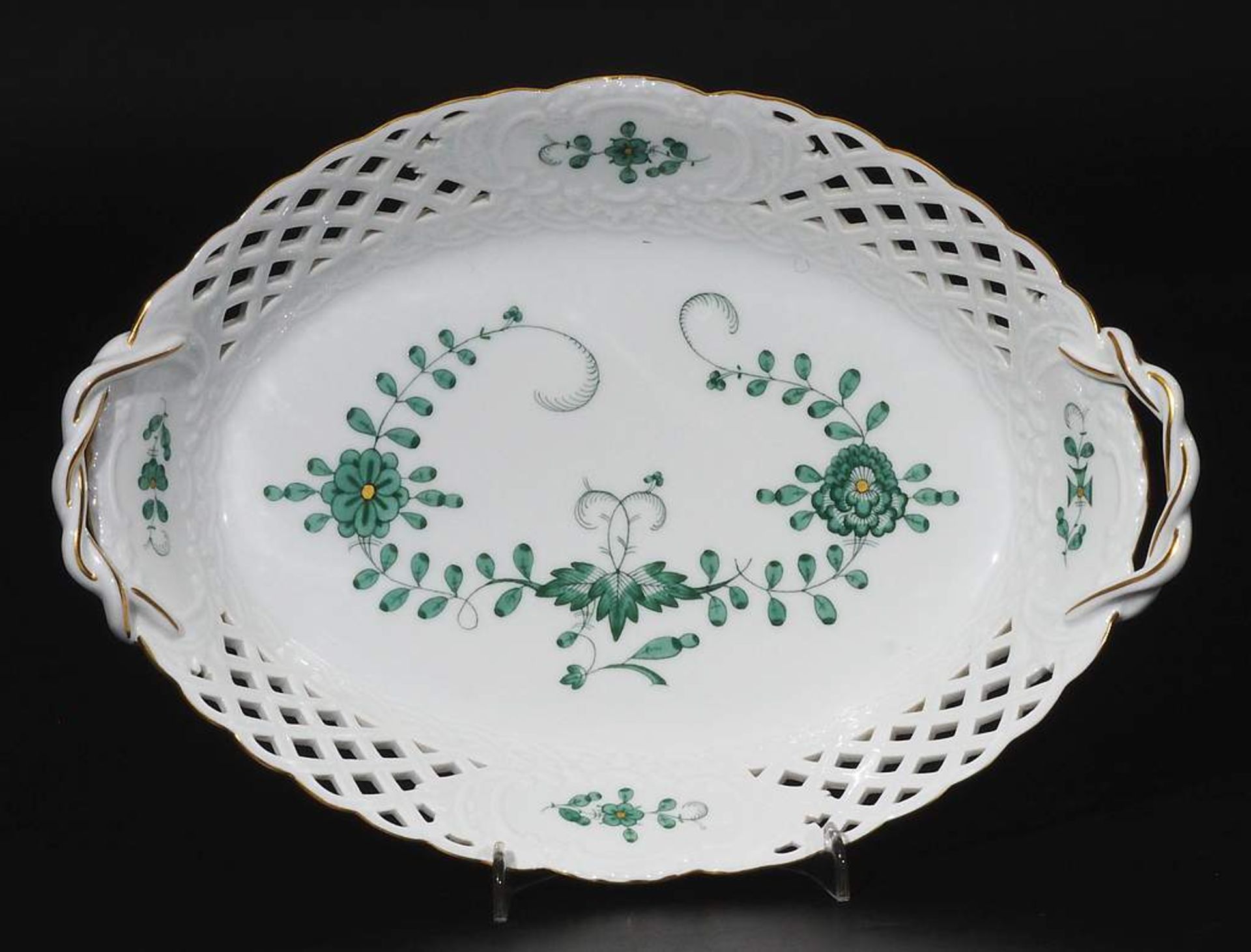 Indisch Durchbruch-Henkelschale. MEISSEN 1953 - 1957. - Image 2 of 6