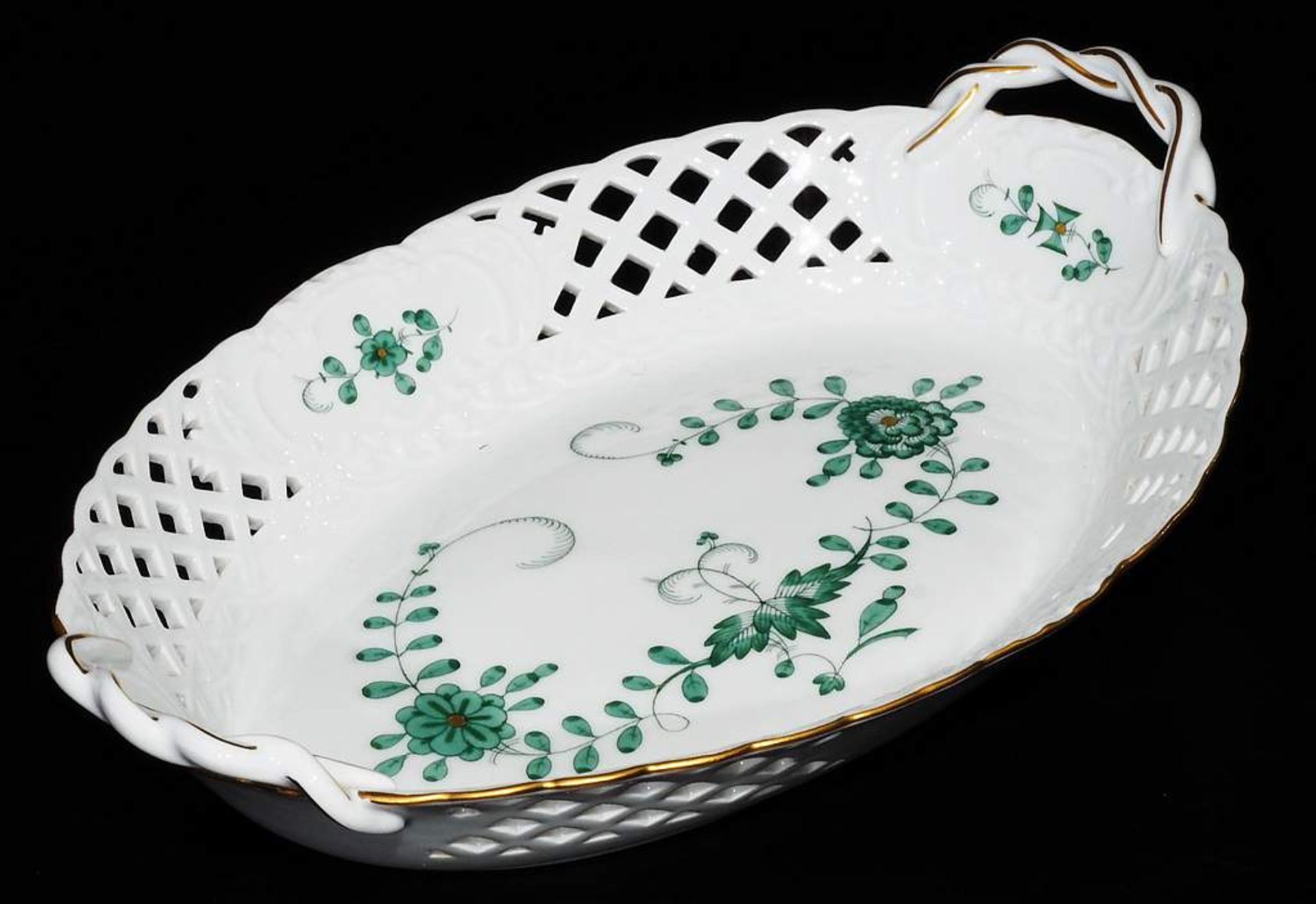 Indisch Durchbruch-Henkelschale. MEISSEN 1953 - 1957. - Image 4 of 6