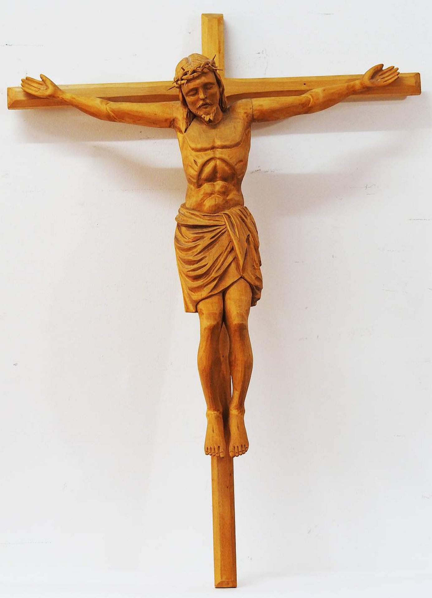 Gekreuzigter Christus. BRAUSSE, Gerhard, geb. 1960, tätig mit Atelier in Steinkirchen - Bild 2 aus 6
