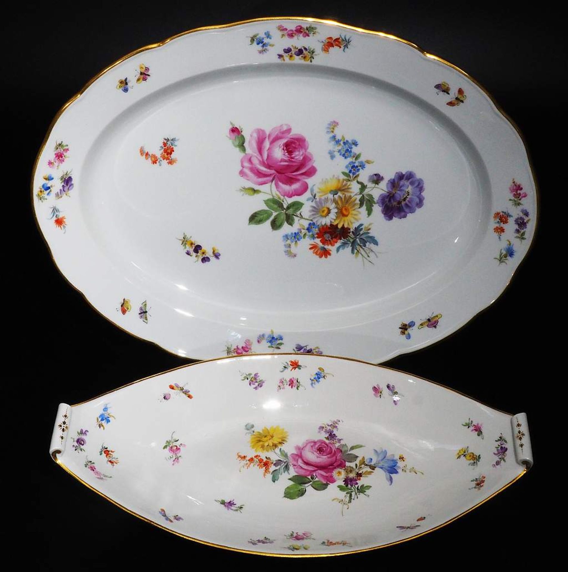 Speiseteller und Speiseplatten, MEISSEN um 1860 - 1923. - Image 4 of 6