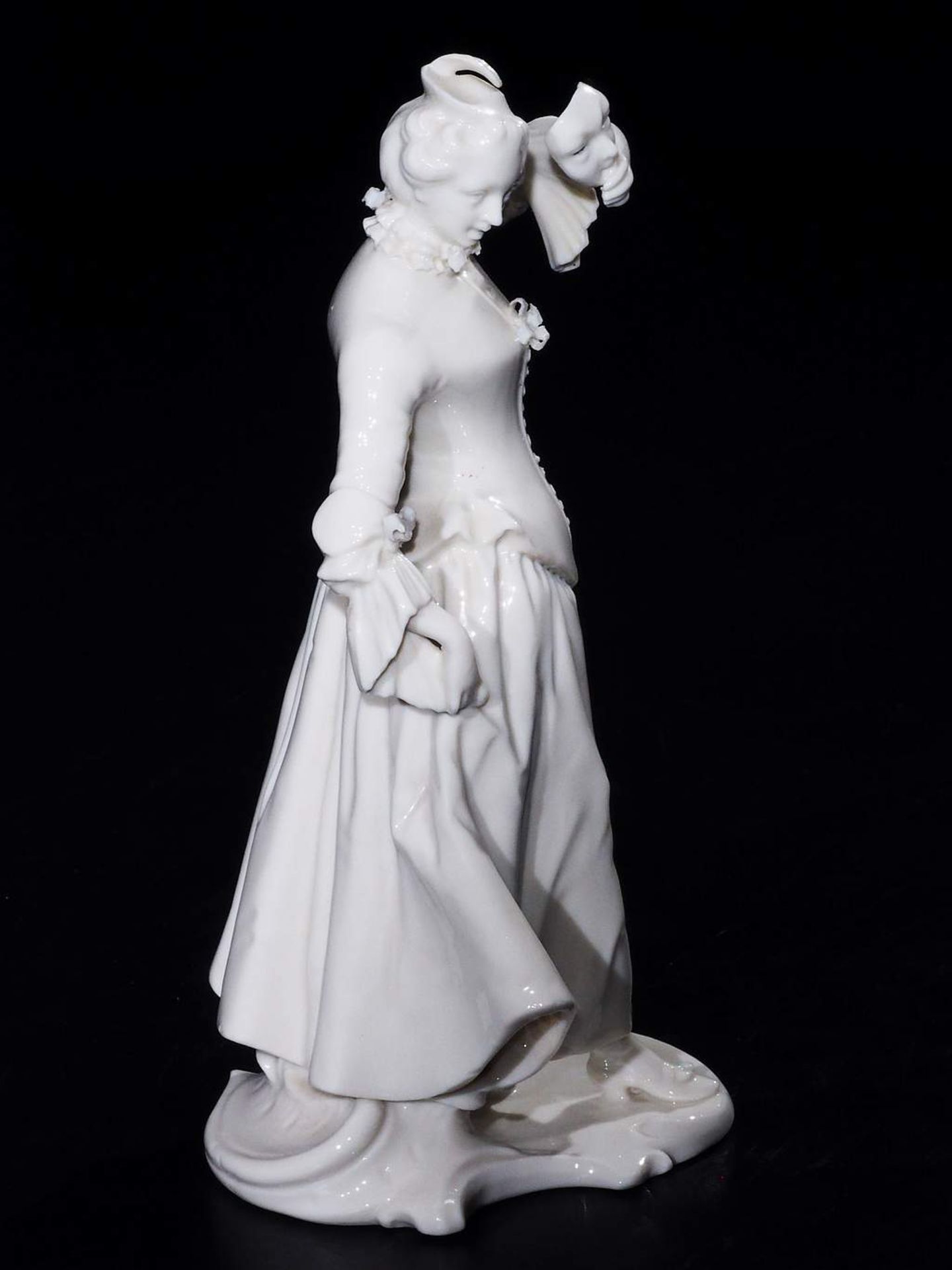 Figurine "Dame mit Maske / Columbine mit Maske". - Image 3 of 7