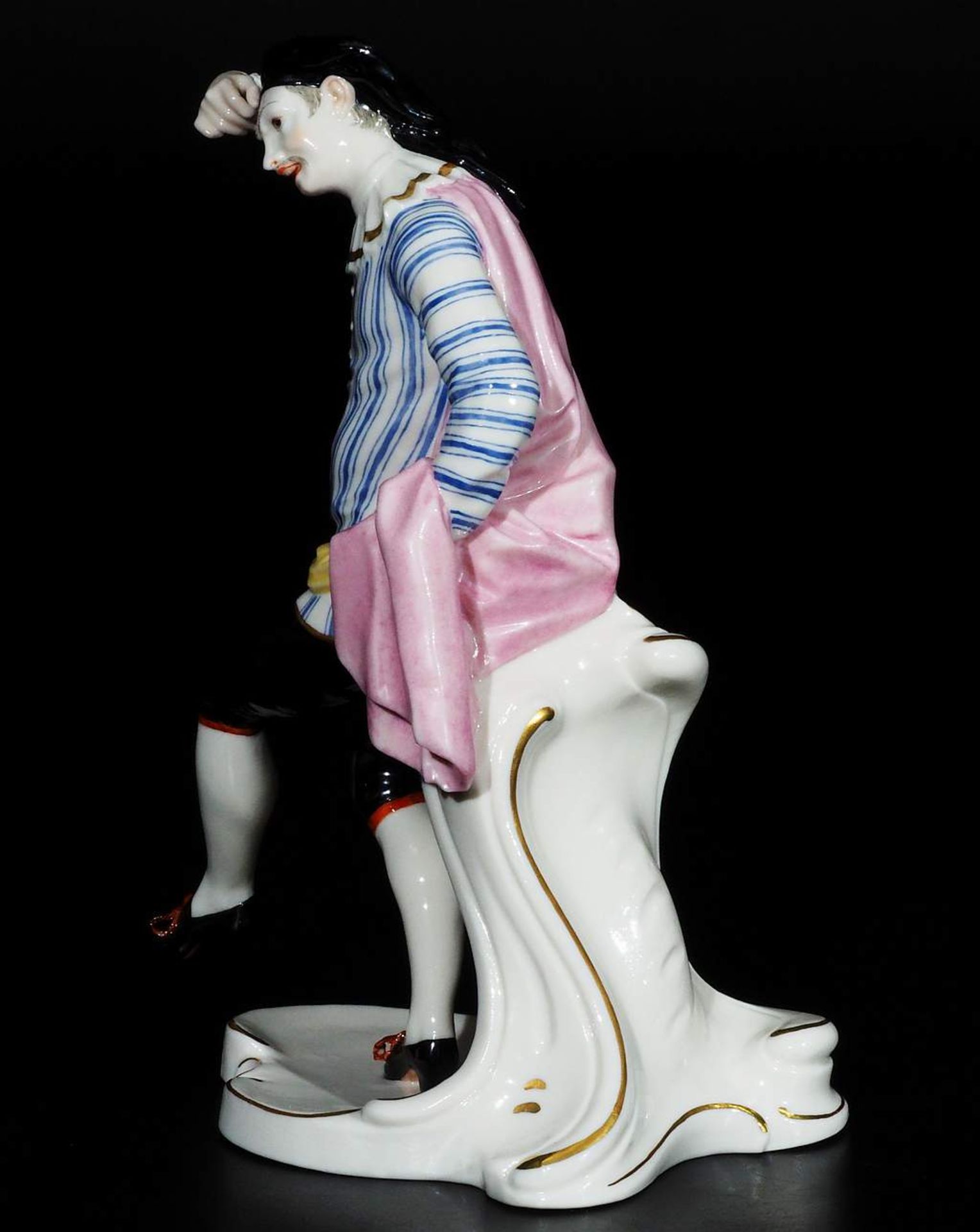 Komödianten-Figur "Scaramuz", aus der Serie der Commedia dell'Arte. - Image 3 of 7