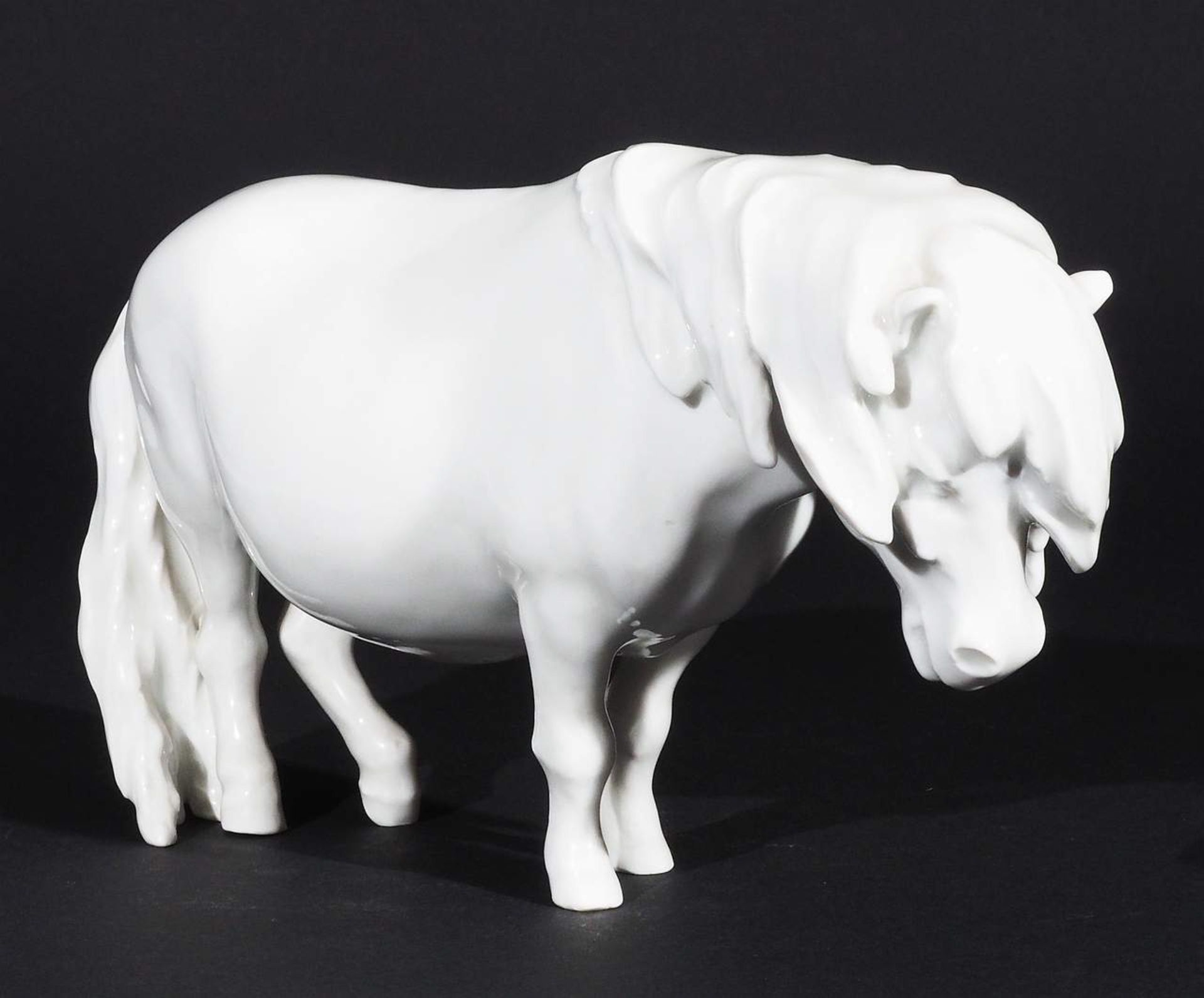 Shetland Pony, MEISSEN, nach1954 , Entwurf Heinrich Dranke (1903 Ratsiek - 1994 Berlin). - Image 4 of 7