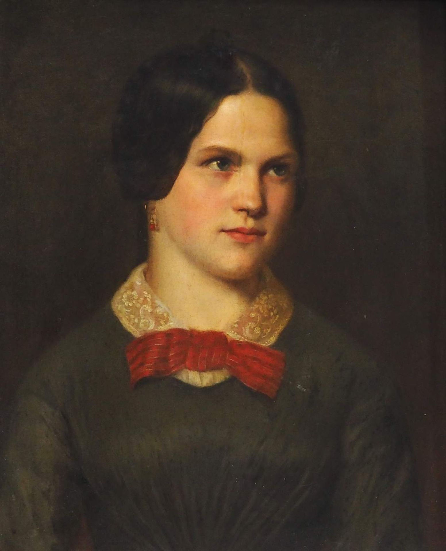 Porträt einer jungen Frau des Spätbiedermeiers. - Image 2 of 5