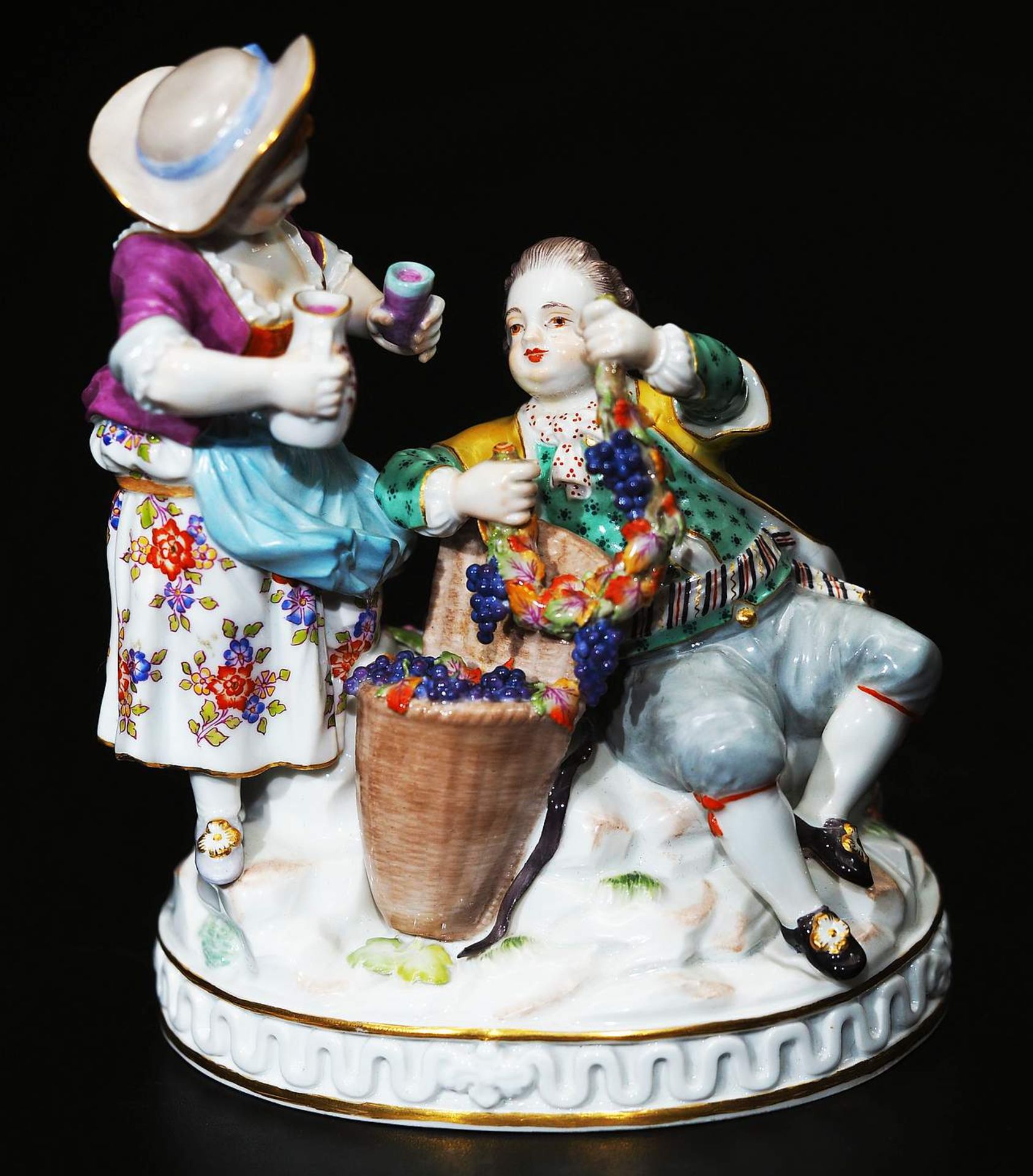 MEISSEN Figurengruppe "Allegorie der Herbst". MEISSEN 1991, - Bild 2 aus 7