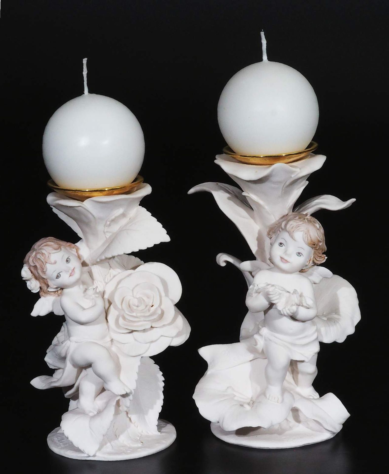 Zwei Kerzenhalter GIUSEPPE ARMANI / Italien. 20. Jahrhundert. - Image 2 of 6