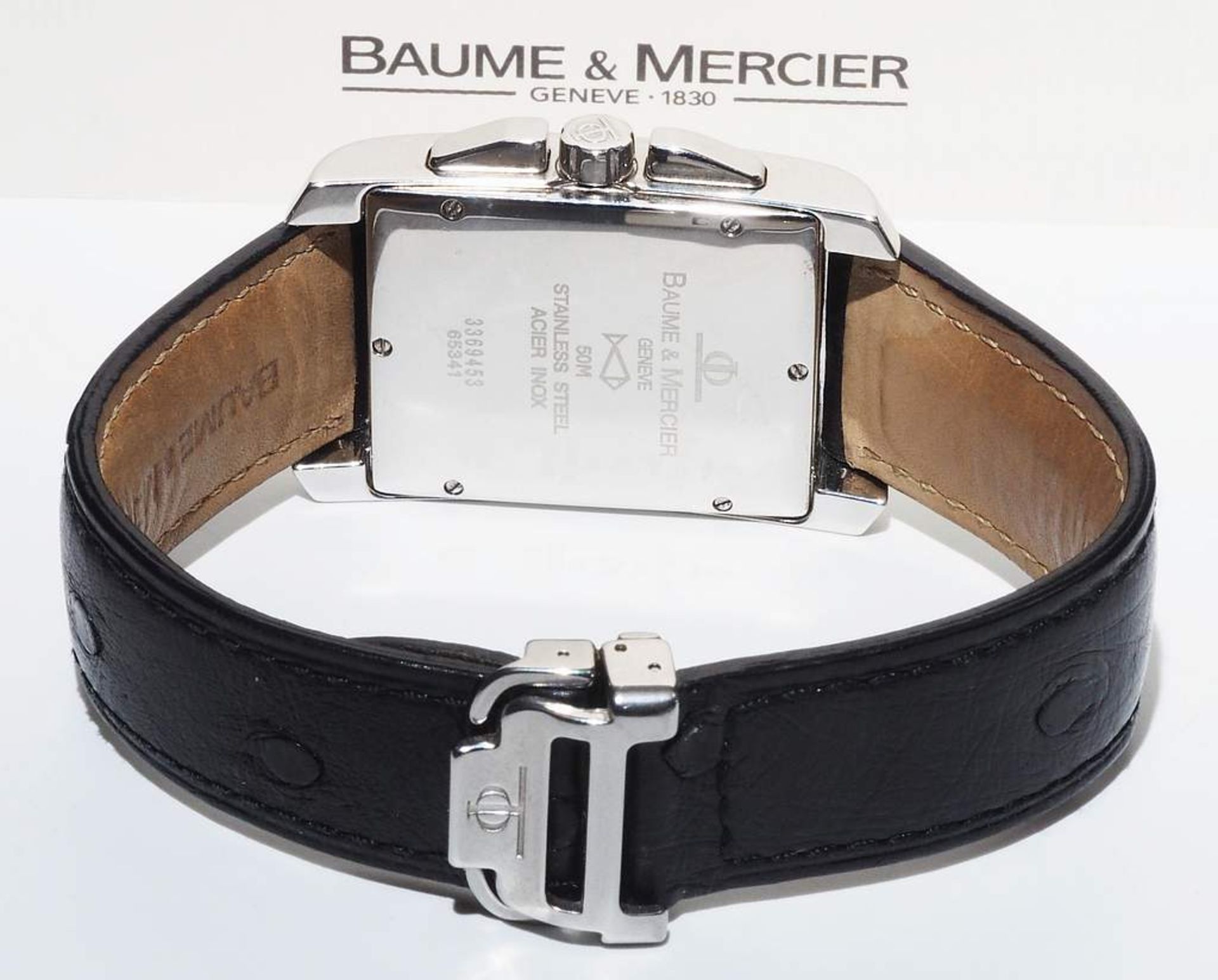 Herrenarmbanduhr BAUME & MERCIER. Modell Hampton Chronograph, - Image 6 of 10