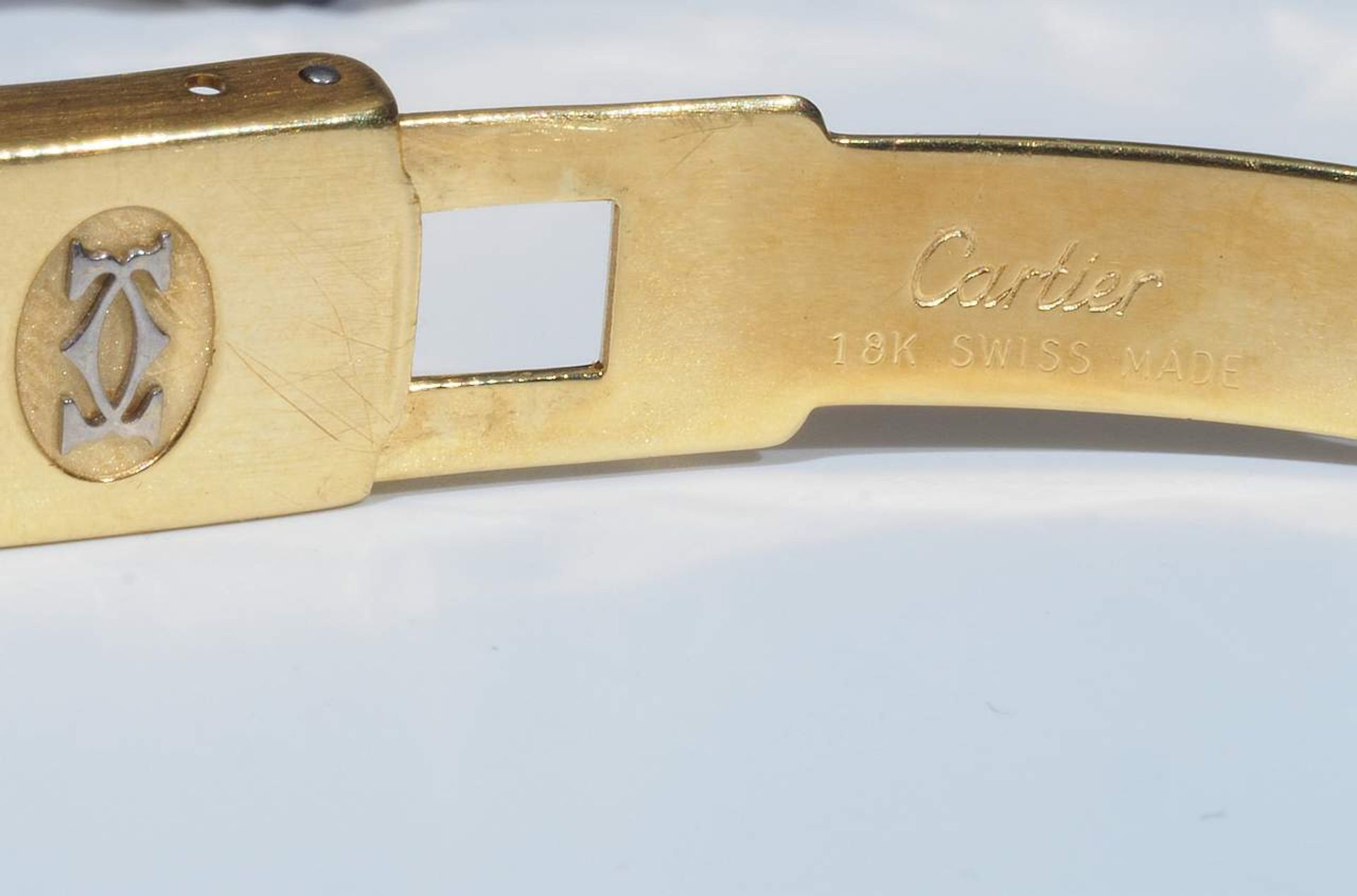 Original Armbanduhr CARTIER SANTOS - mittlere Größe. - Image 9 of 9