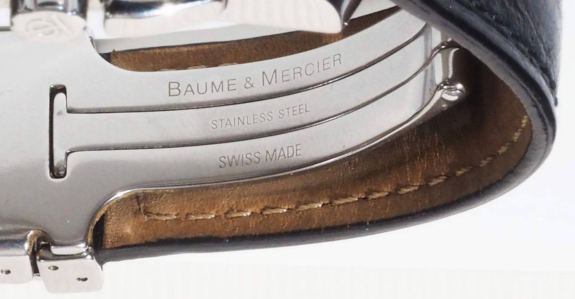 Herrenarmbanduhr BAUME & MERCIER. Modell Hampton Chronograph, - Image 5 of 10